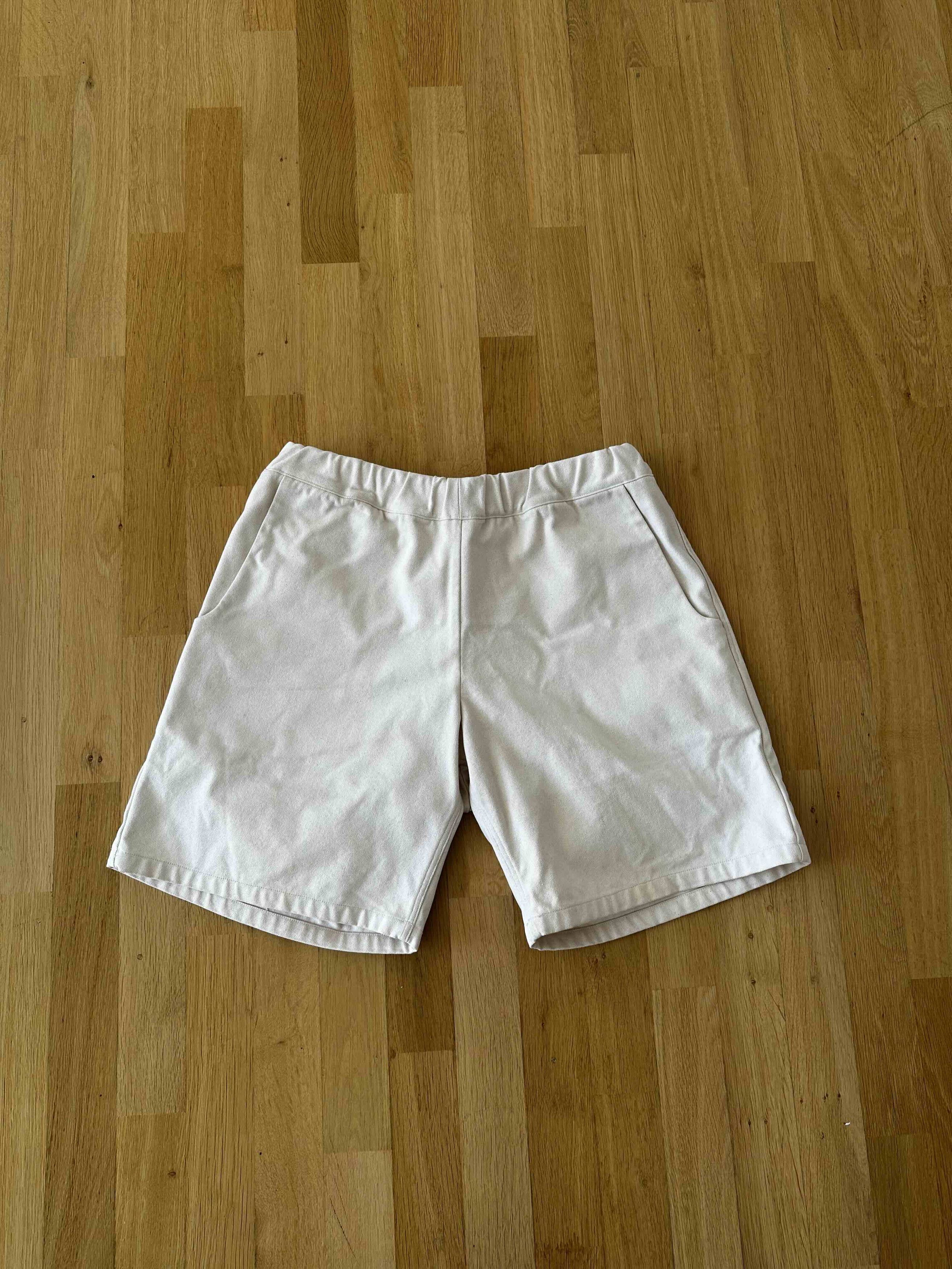 MAN-TLE White canvas shorts Size US 34 / EU 50 - 1 Thumbnail