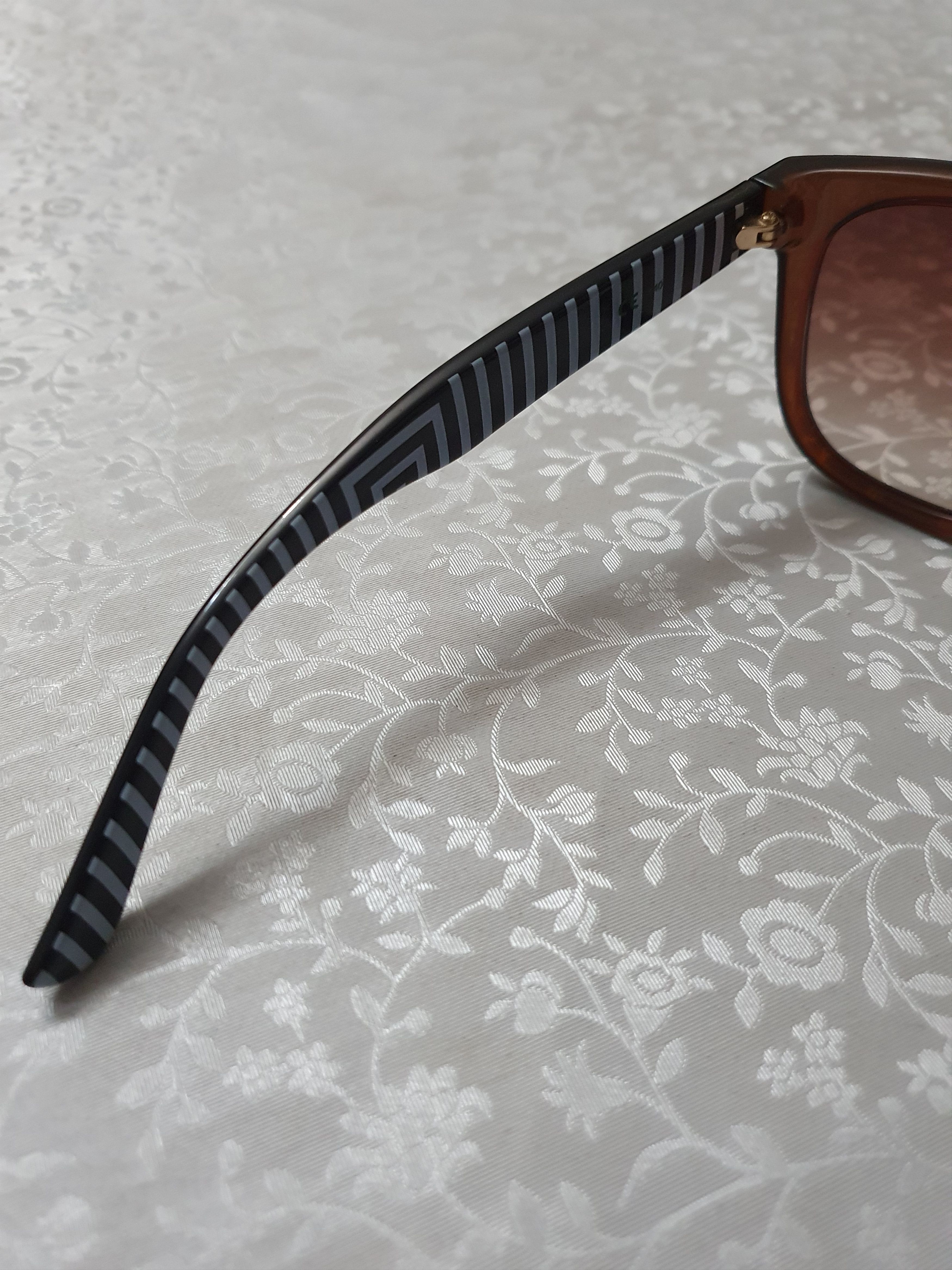 Other Lacoste Live "Zebra Crocodile" 🐊 Y2k Streetwear Sunglasses Size ONE SIZE - 4 Thumbnail
