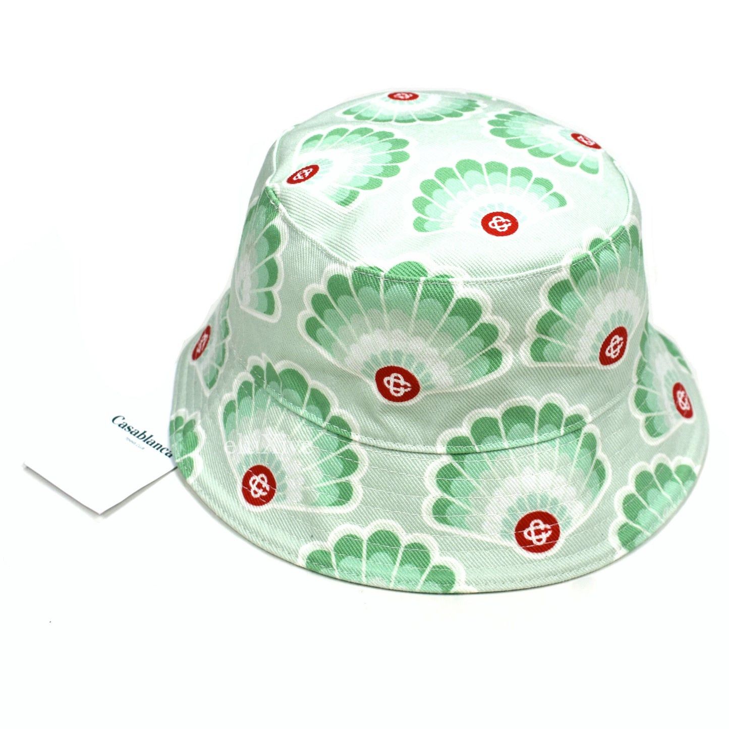 Casablanca Casablanca Logo Printed Denim Bucket Hat Green DS Size ONE SIZE - 1 Thumbnail