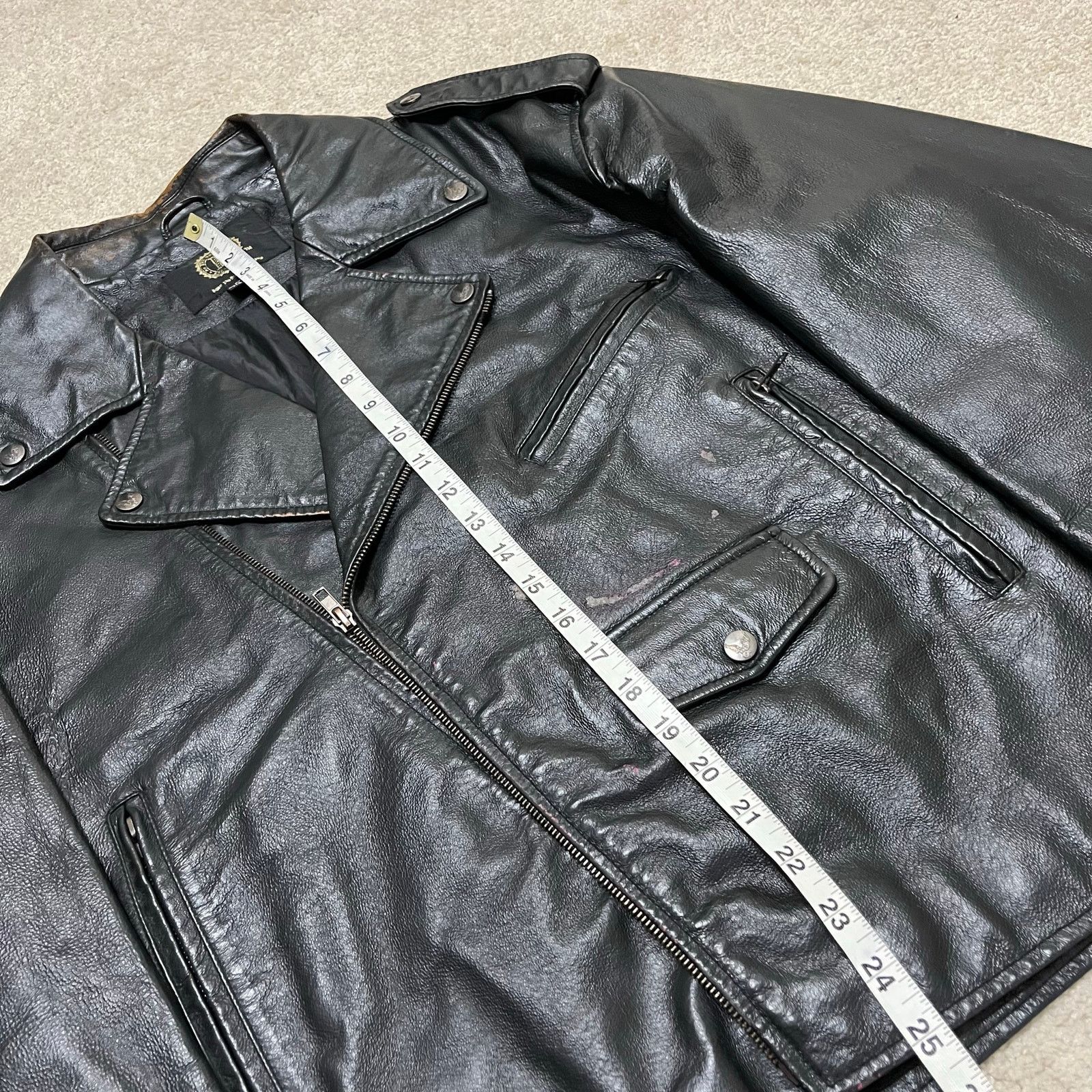 Other Bradford Exchange Eagle & USA Flag Black Leather Jacket L Size US L / EU 52-54 / 3 - 7 Thumbnail