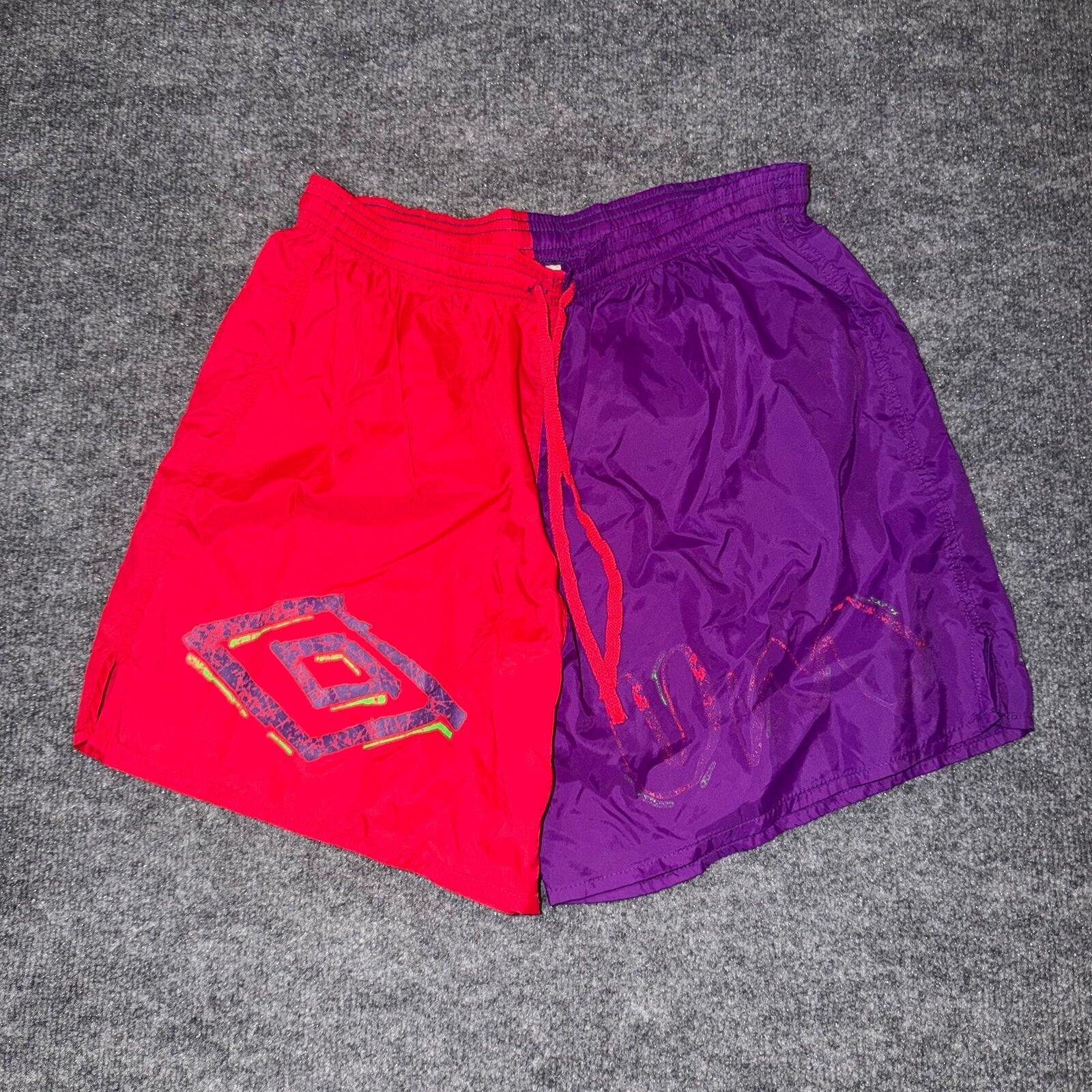 Umbro Umbro Shiny Nylon Volley Shorts Mens MD Made in USA VTG Size US 32 / EU 48 - 1 Thumbnail