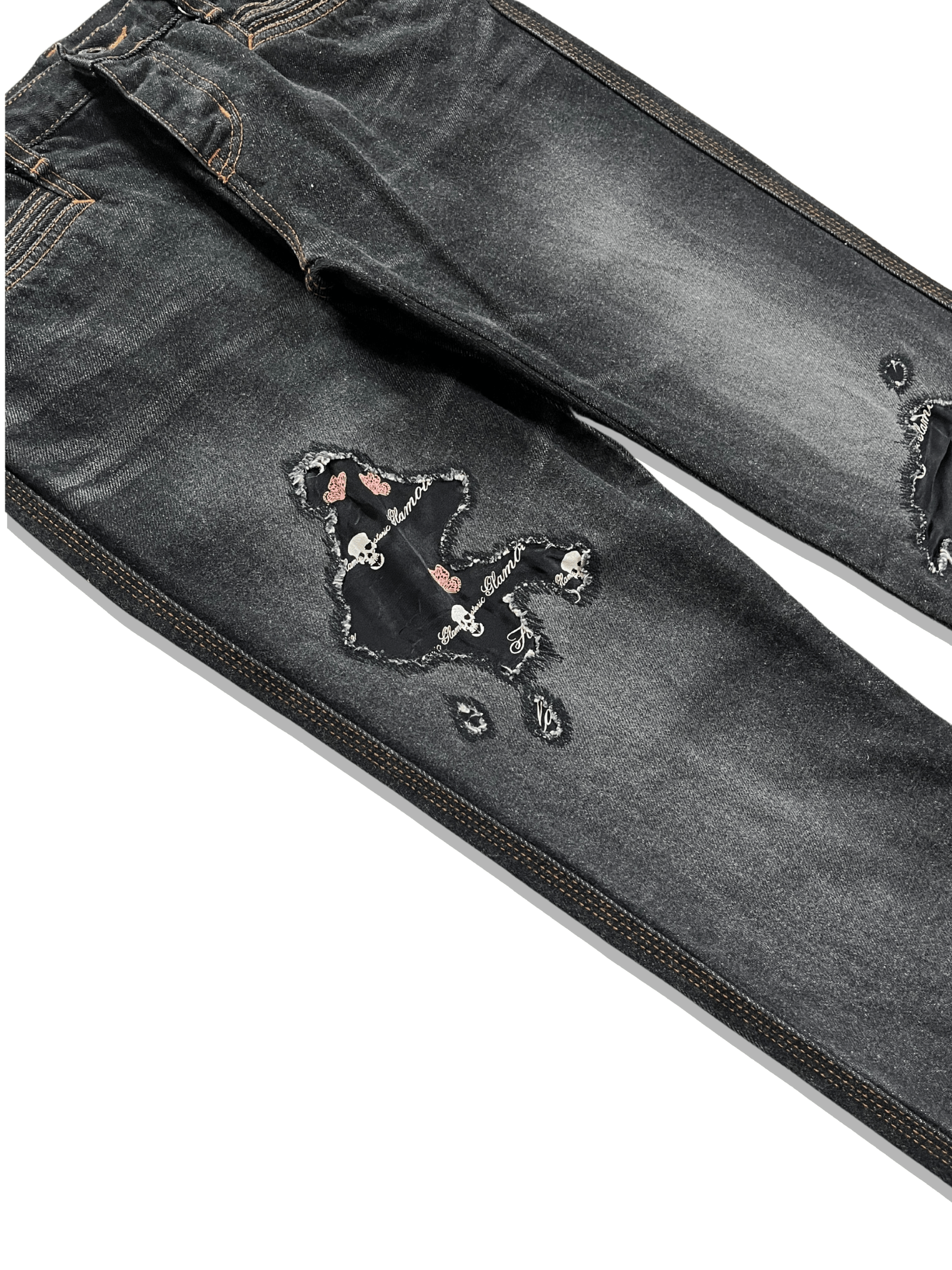 Hysteric Glamour × If Six Was Nine × Japanese Brand Hystery Glamour - Patchwork Skull Jeans Size 29" - 4 Thumbnail