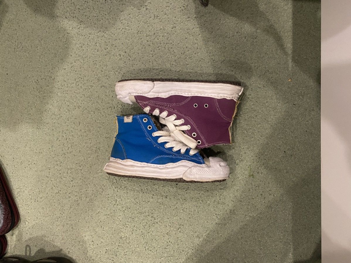 Maison MIHARA YASUHIRO Maison Mihara Yasuhiro High Blue Purple Size US 10 / EU 43 - 6 Thumbnail