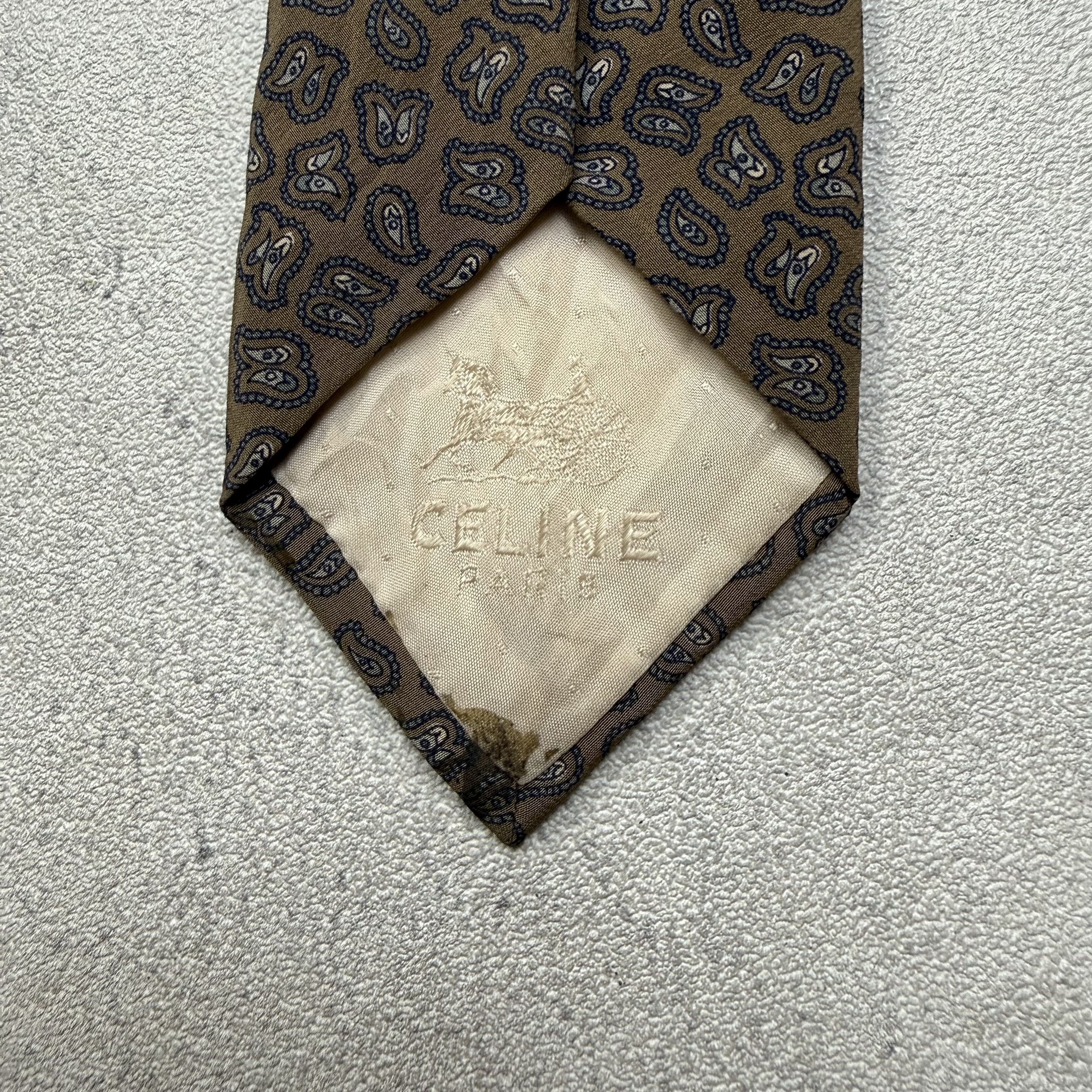 Celine Vintage Celine Silk Ties Size ONE SIZE - 6 Thumbnail