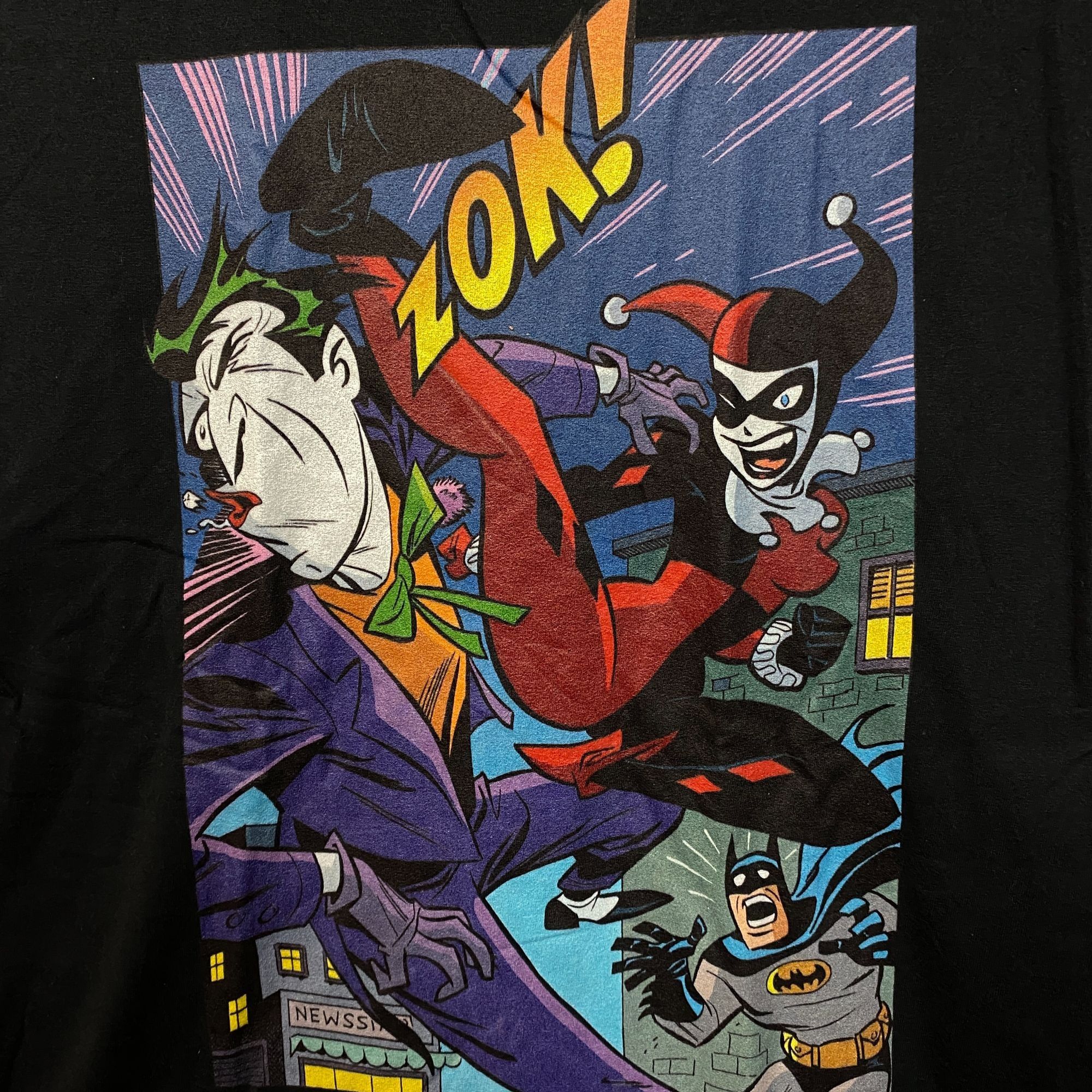 DC Comics DC Comics Batman The Joker Harley Quinn Kick Black T-Shirt S Size US S / EU 44-46 / 1 - 2 Thumbnail