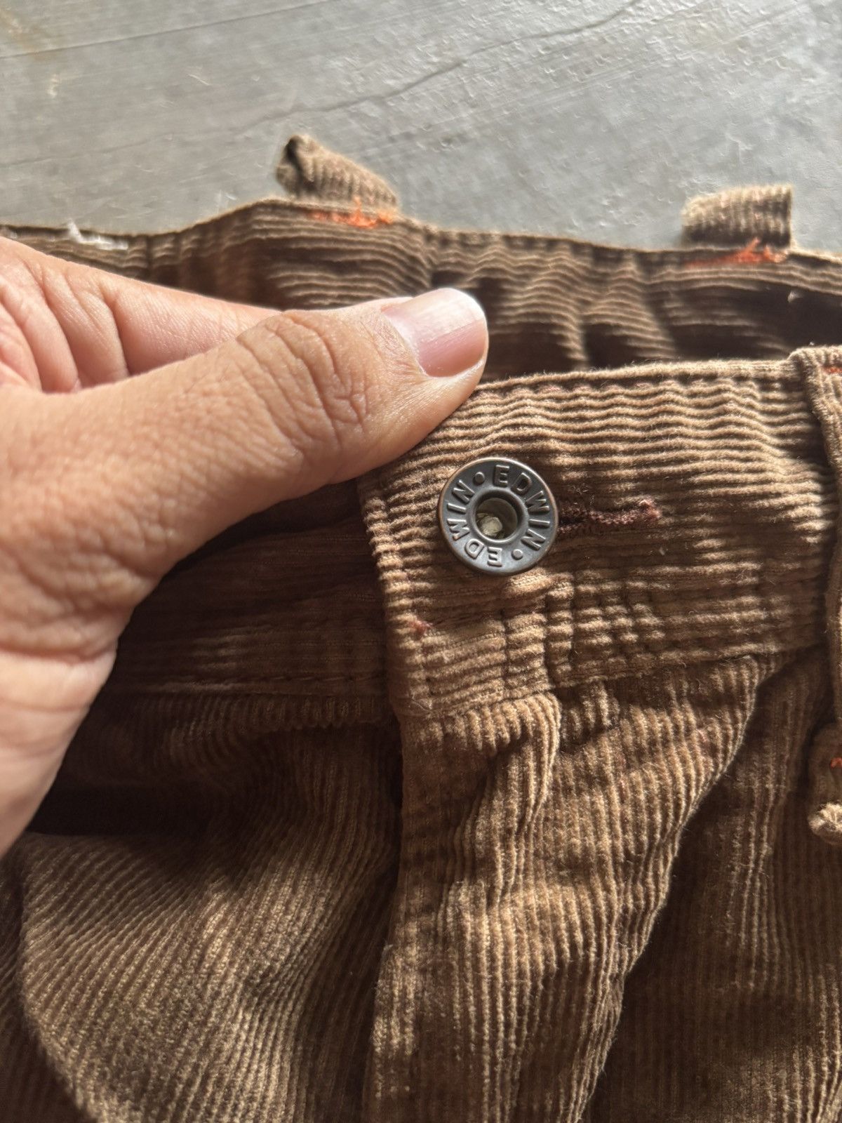 Edwin FLARE edwin vintage limited edition GOA style cargo corduroy Size US 33 - 3 Thumbnail