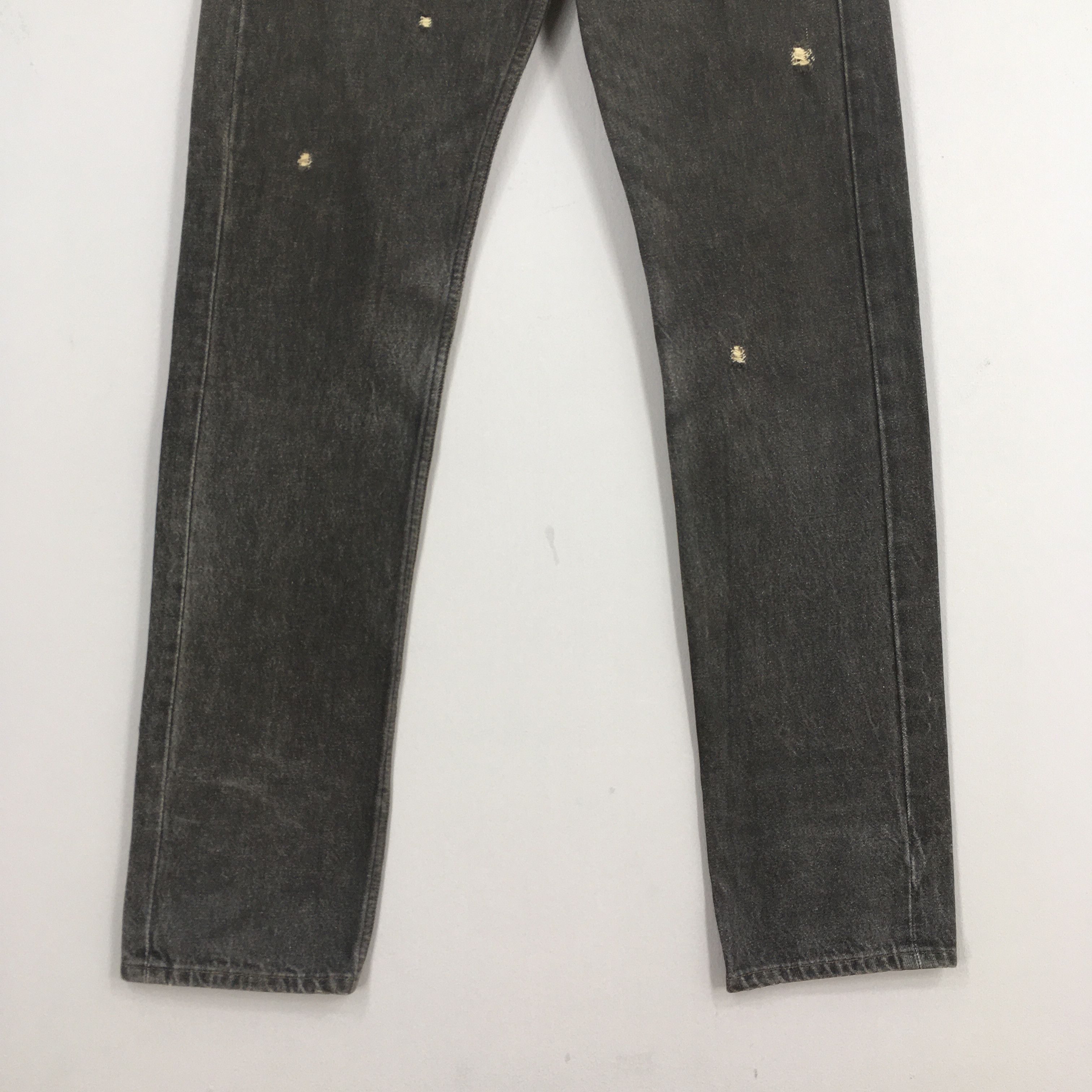 Levi's Size 29x32.5 Vintage 90s Levi's 501 Black Jeans S980 Size US 29 - 4 Thumbnail