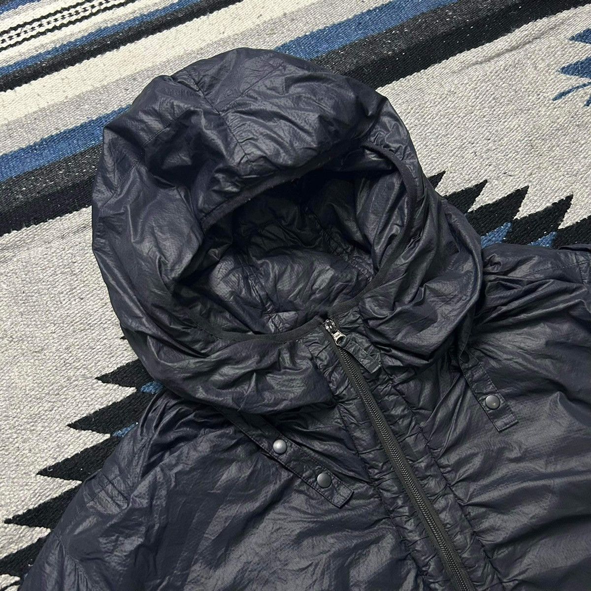 Final Home Final Home 1990s ripstop nylon hooded down jacket Size US M / EU 48-50 / 2 - 2 Thumbnail