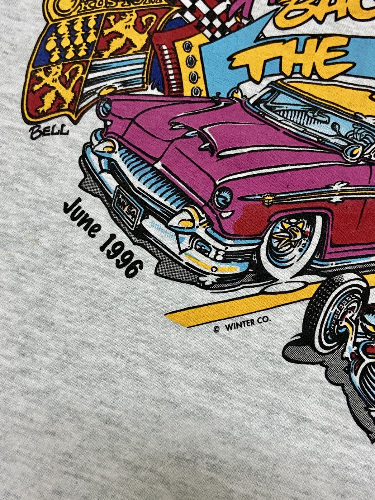 Other VINTAGE 90's BACK TO THE 50'S AUTO SHOW TEE Size US XL / EU 56 / 4 - 14 Thumbnail