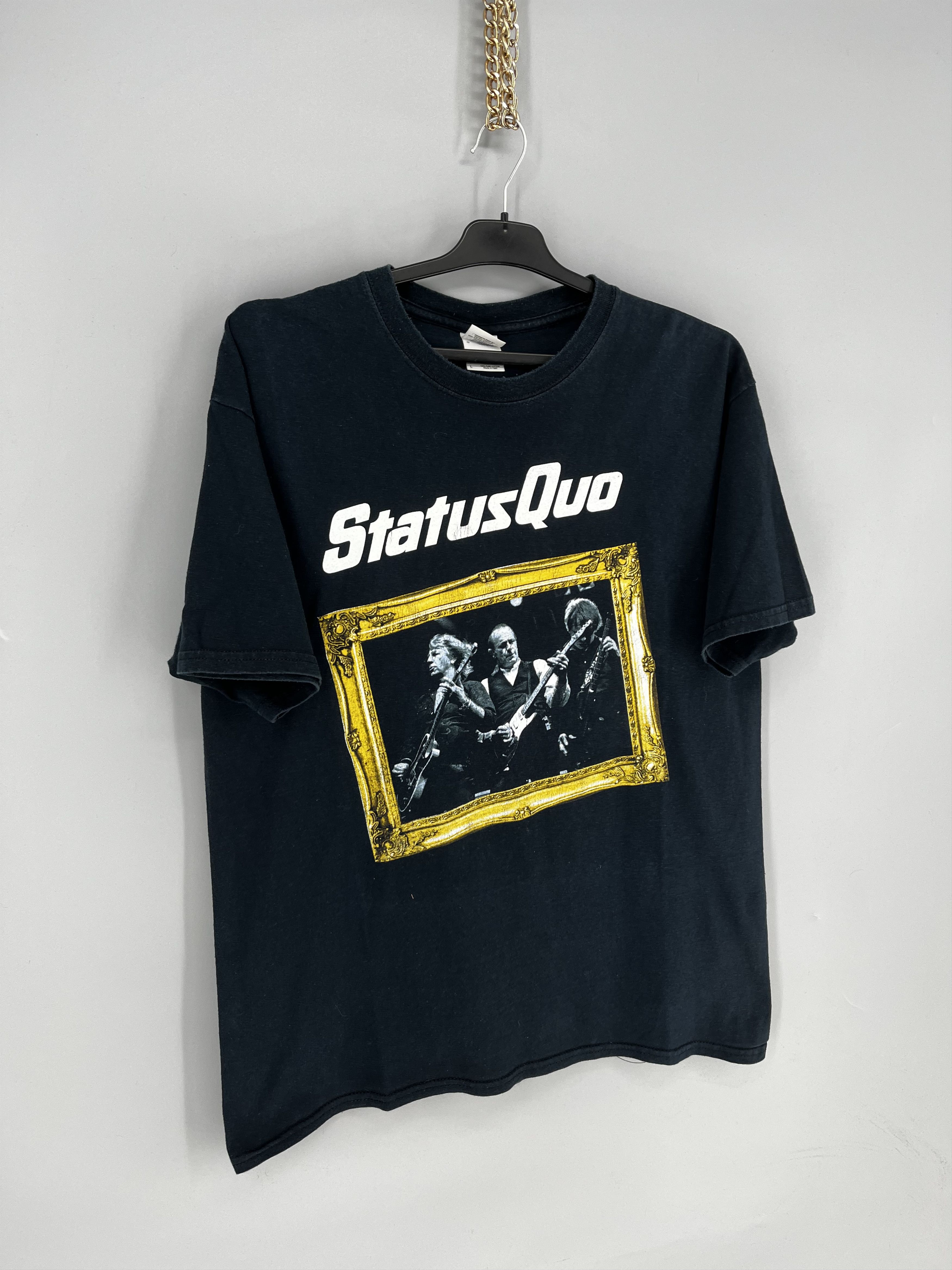 Band Tees Status Quo 2008 Vintage Tour Rock Band Tee Size L Size US L / EU 52-54 / 3 - 2 Thumbnail