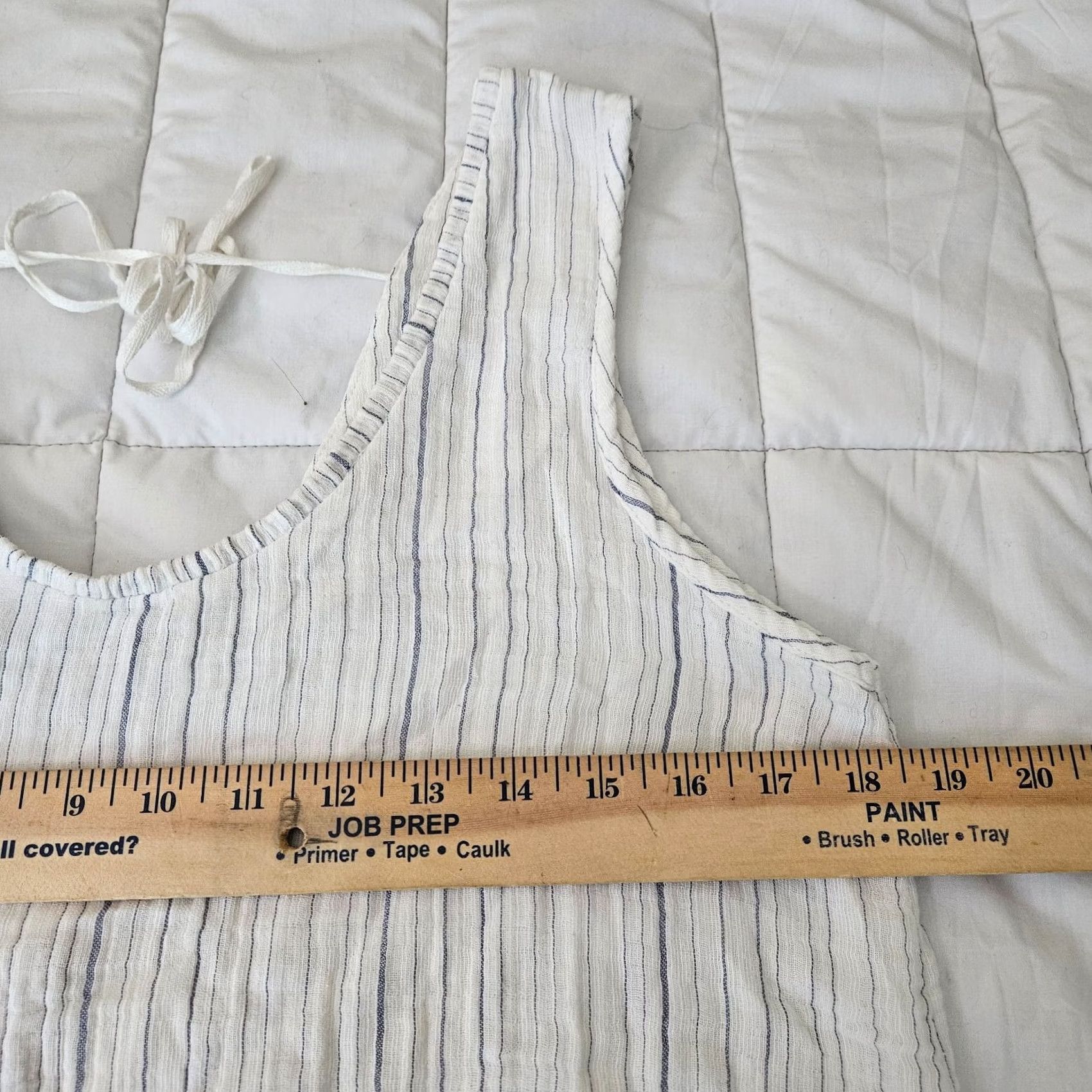 Vintage XCVL Tank Blouse Round Neck Stripe Top Size XS Women's Size XS / US 0-2 / IT 36-38 - 5 Thumbnail