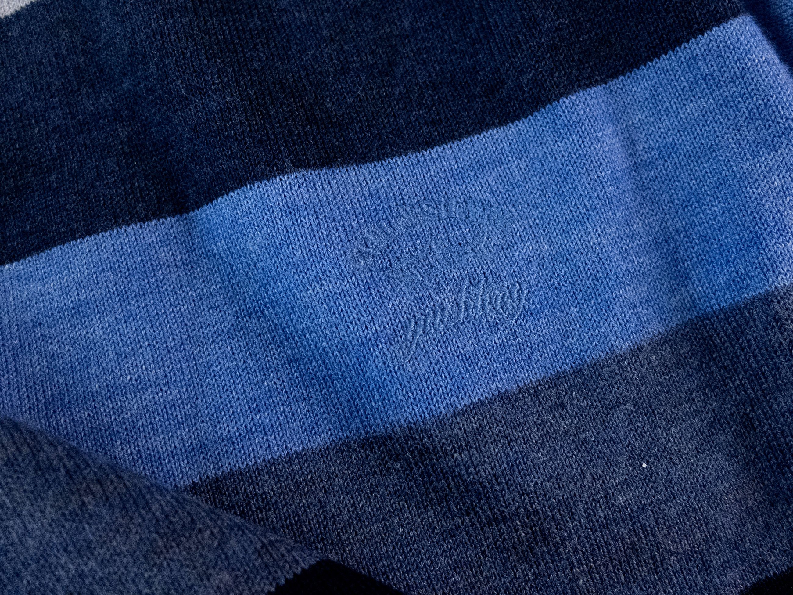 Paul & Shark PAUL & SHARK Cool Touch blue striped wool sweater Small Size US S / EU 44-46 / 1 - 7 Thumbnail
