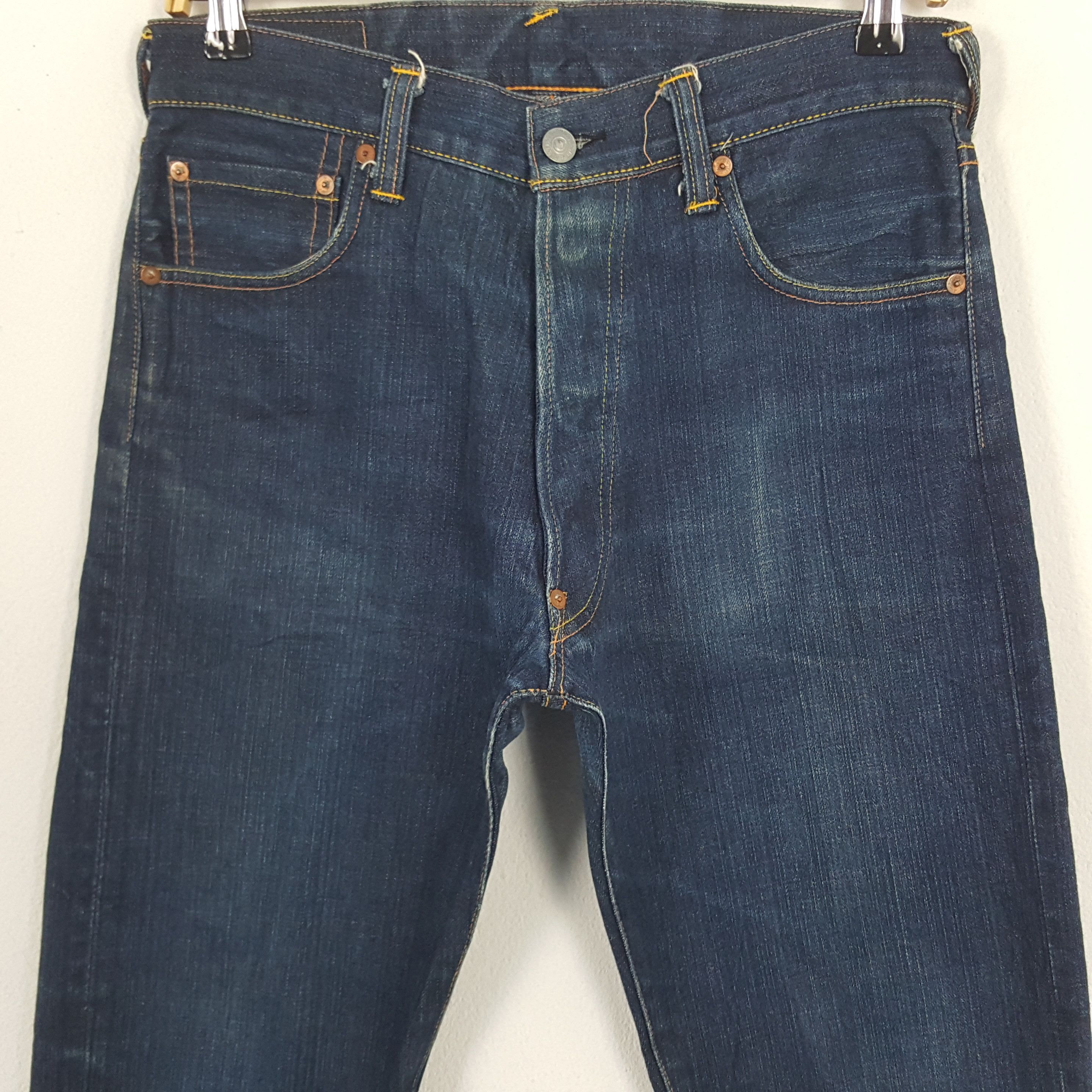 Evisu × Japanese Brand × Vintage Vintage Evisu Japanese Brand Daicock Custom Art Denim Jeans Size US 29 - 5 Thumbnail