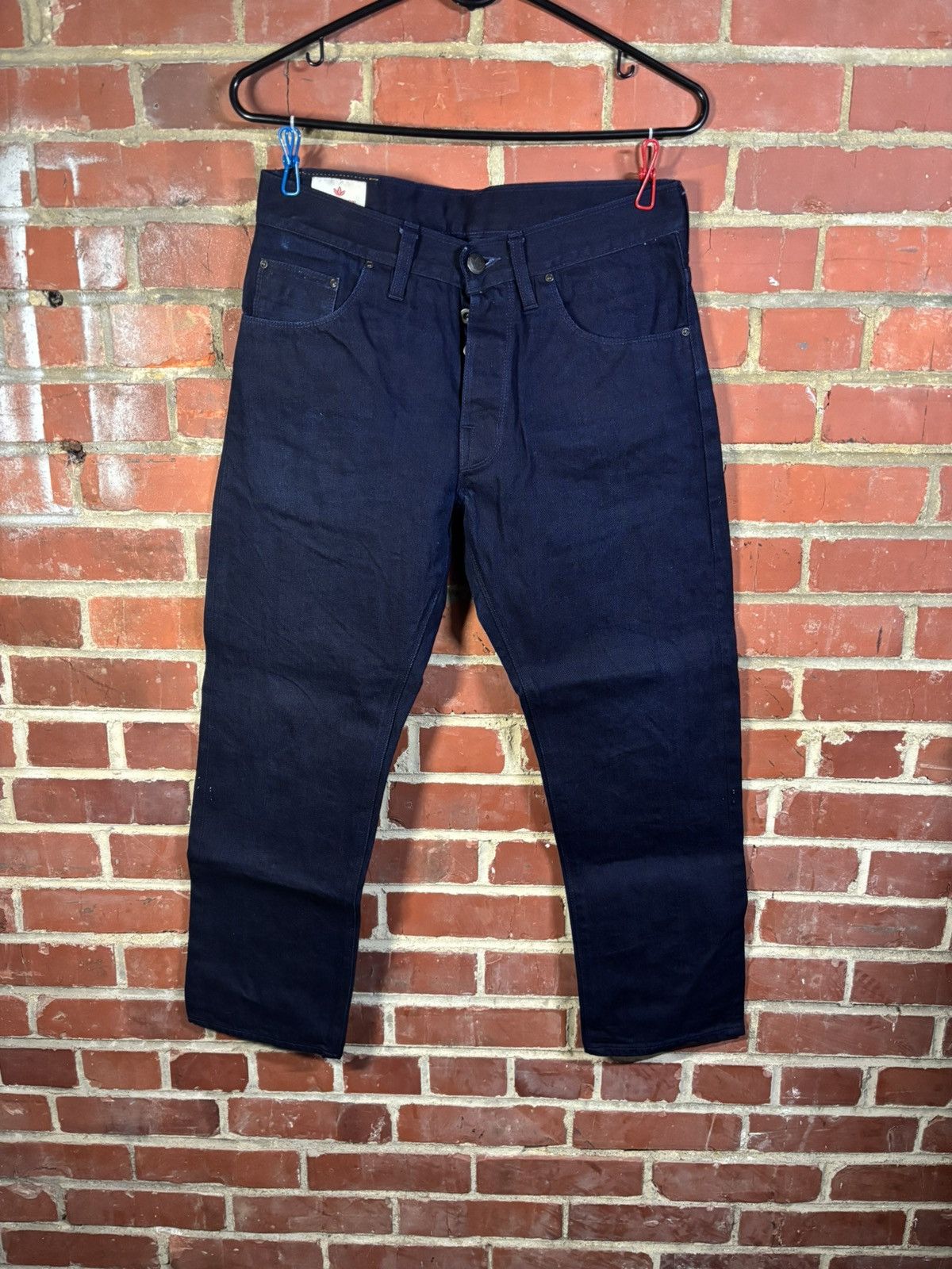 Shockoe Atelier Shockoe Atelier Jeans Denim Selvedge Button Sz 30 R30.5x26.5 Size US 30 / EU 46 - 2 Thumbnail