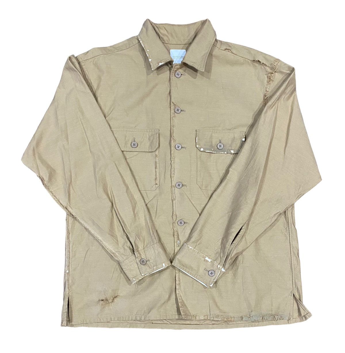 Mackintosh Mackintosh Philosophy Distressed Design Button Shirt Size US M / EU 48-50 / 2 - 13 Thumbnail