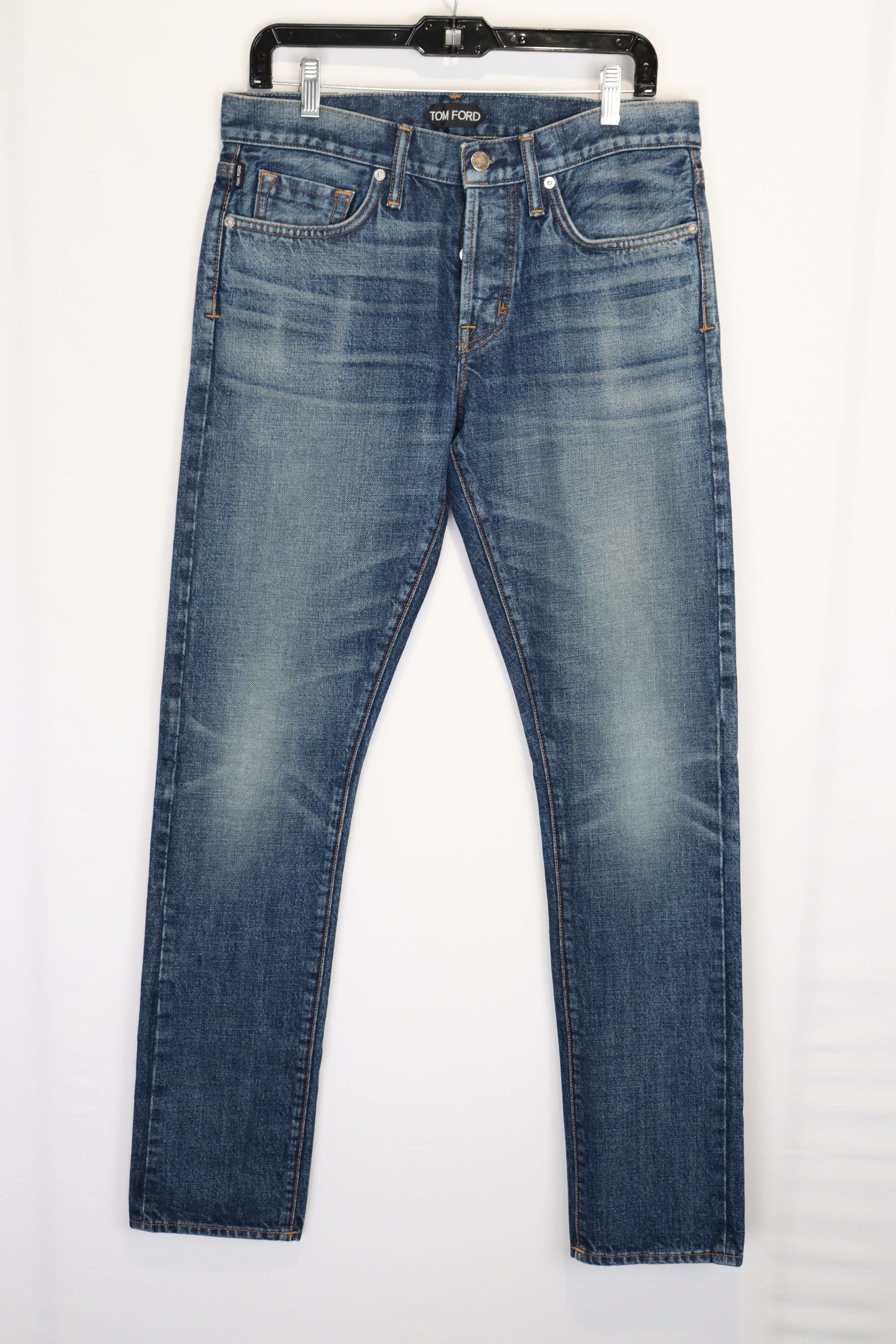 Tom Ford o1rshd1 Slim Fit Denim in Blue Size US 32 / EU 48 - 1 Thumbnail