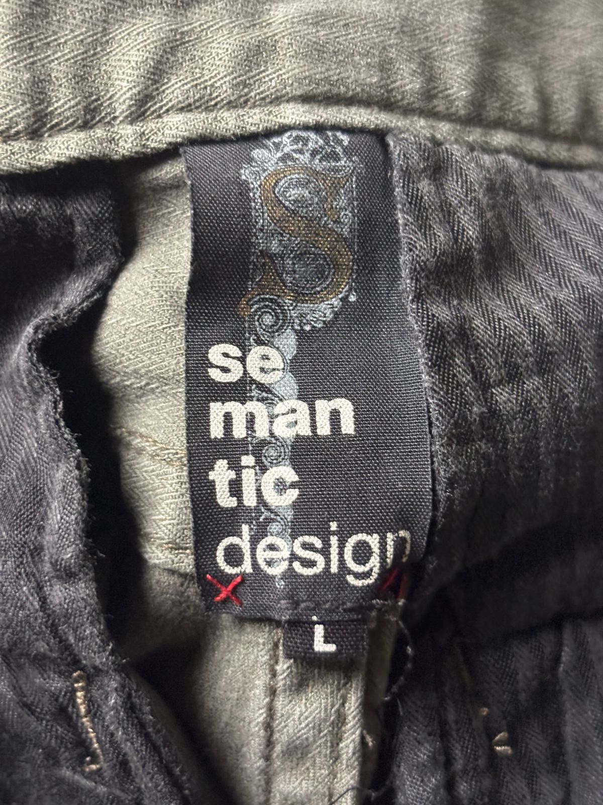Japanese Brand 2000s Semantic Design Multipocket Bondage Cargo Pants Size US 31 - 8 Thumbnail