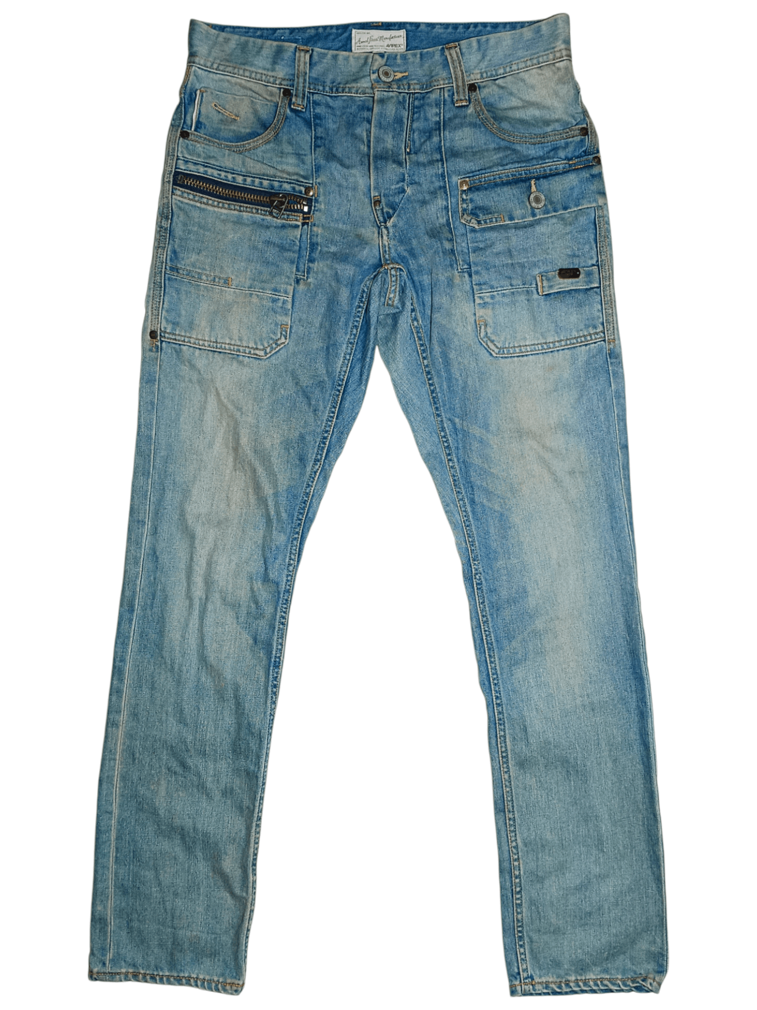 Avirex Avirex U.S Armed Forces Distressed Denim Jeans Size US 32 / EU 48 - 1 Thumbnail