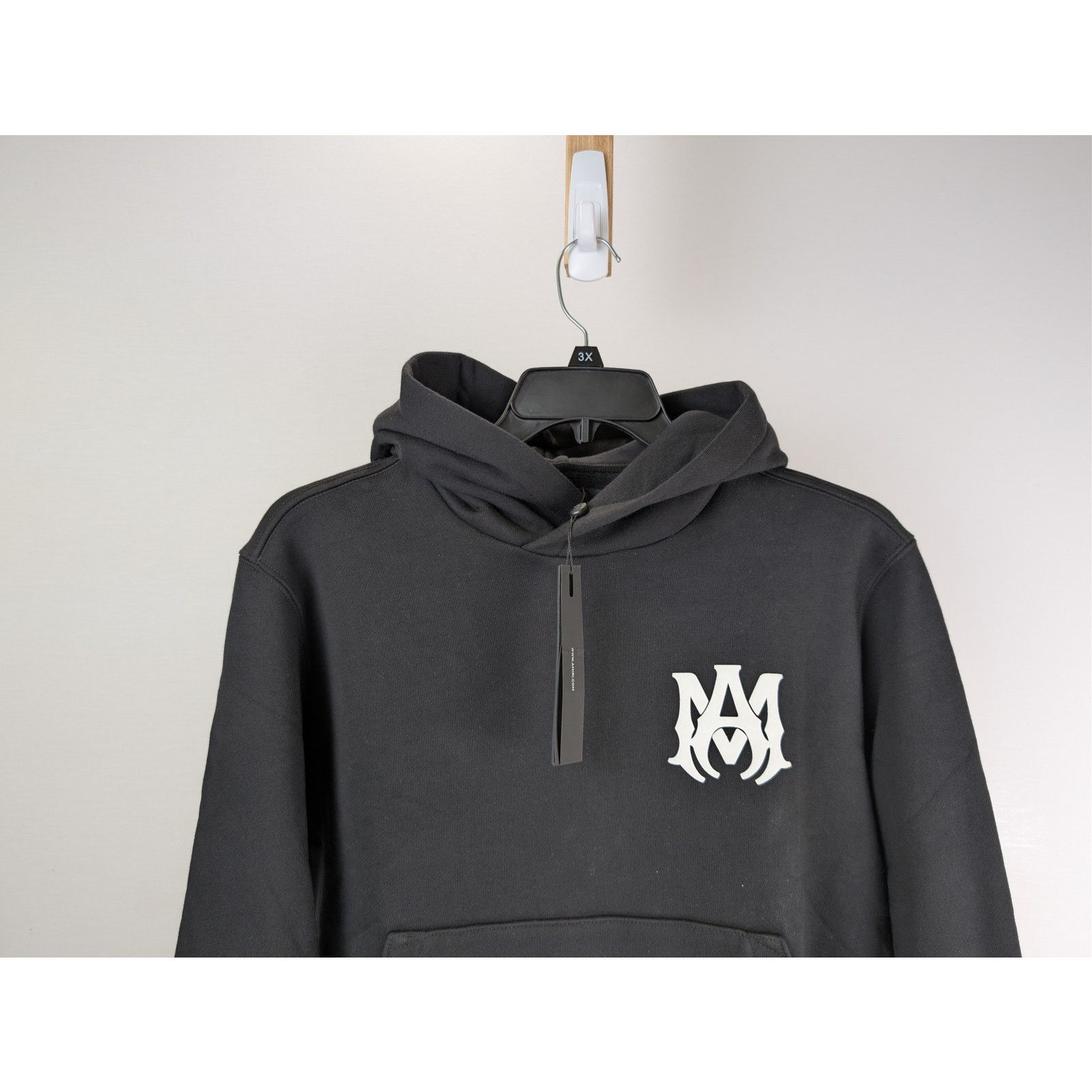 Amiri o1rshd1 Q:3 / MA Core Logo Hoodie in Black Size US XS / EU 42 / 0 - 3 Thumbnail