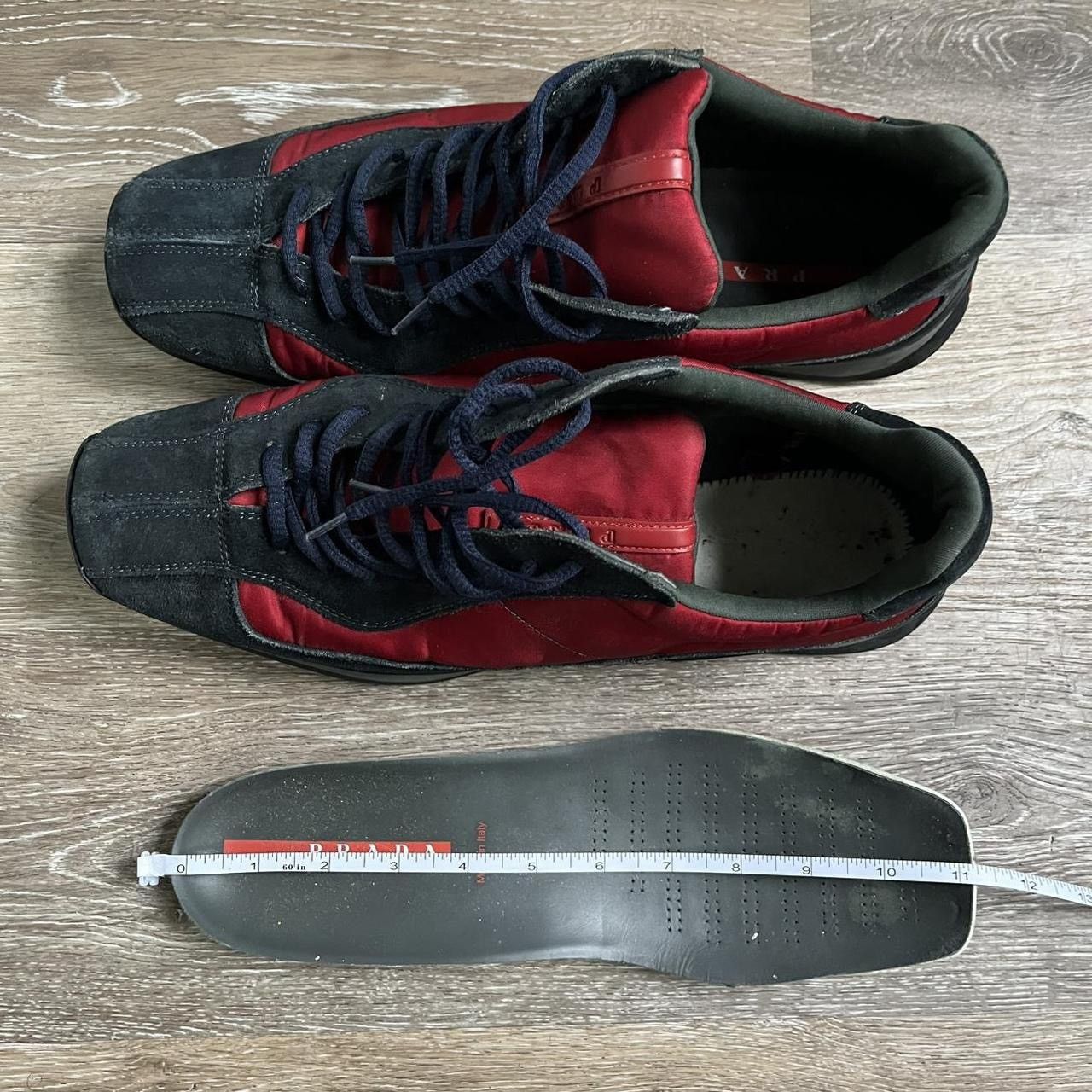 Prada vintage prada nylon & suede trainers Size US 9 / EU 42 - 8 Thumbnail
