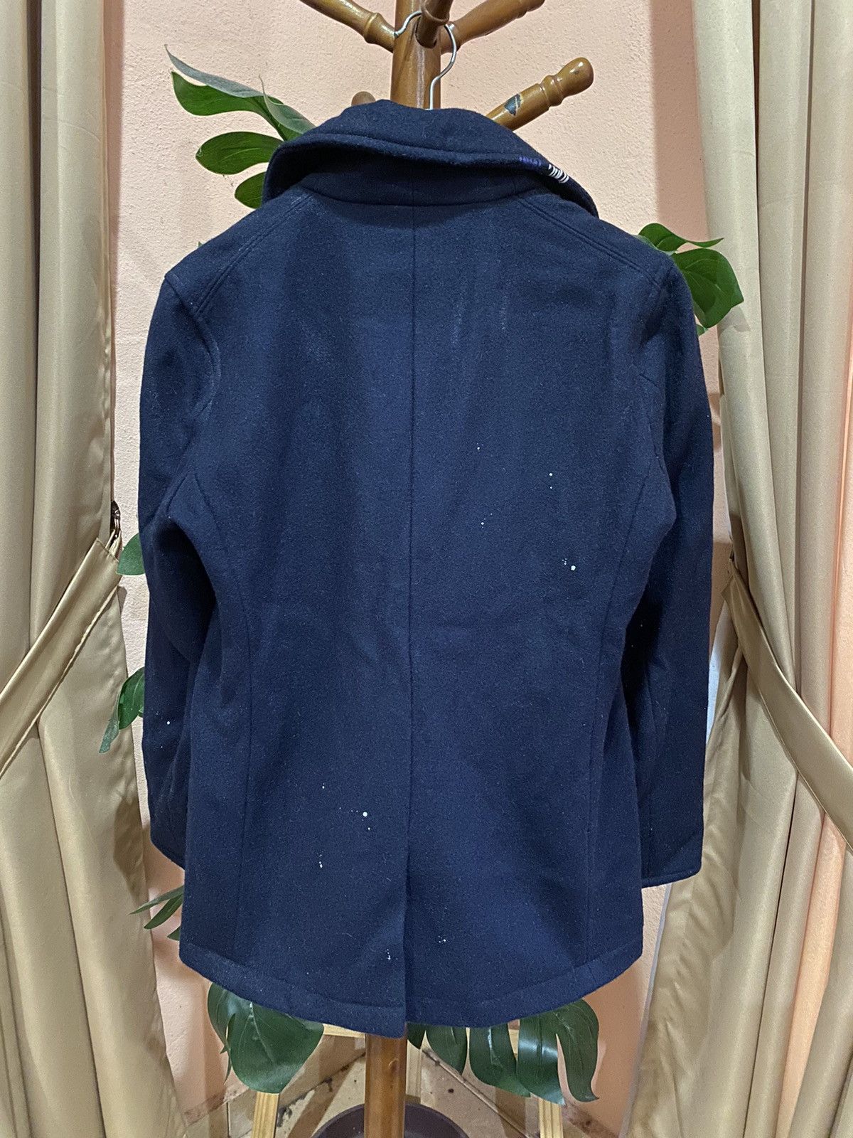 Fragment Design × Vanquish Denim by Vanquish & Fragment Navy Double-Breasted Peacoat Size US S / EU 44-46 / 1 - 8 Thumbnail