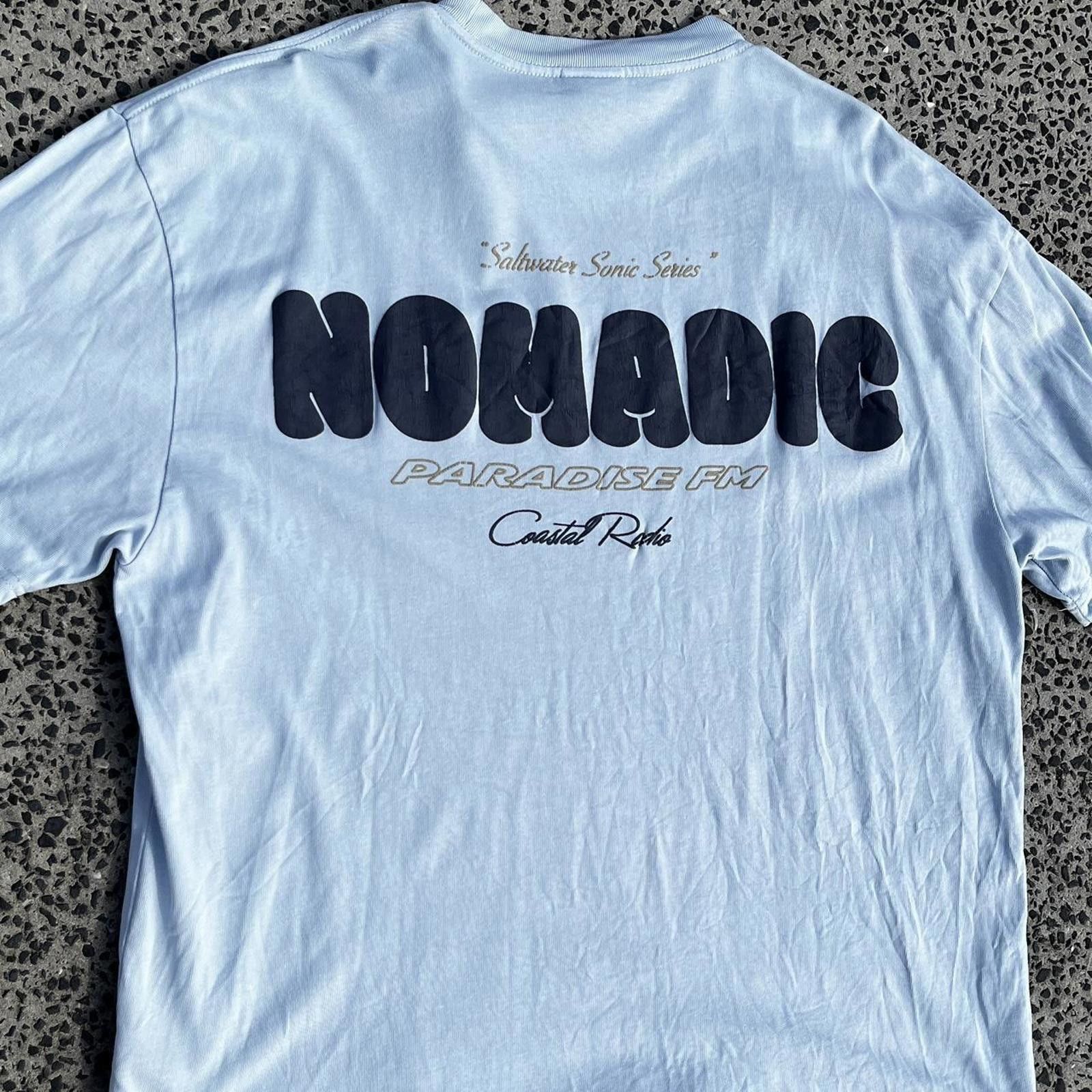 Designer Nomadic Paradise Men's Blue Shirt Size US XXL / EU 58 / 5 - 5 Thumbnail