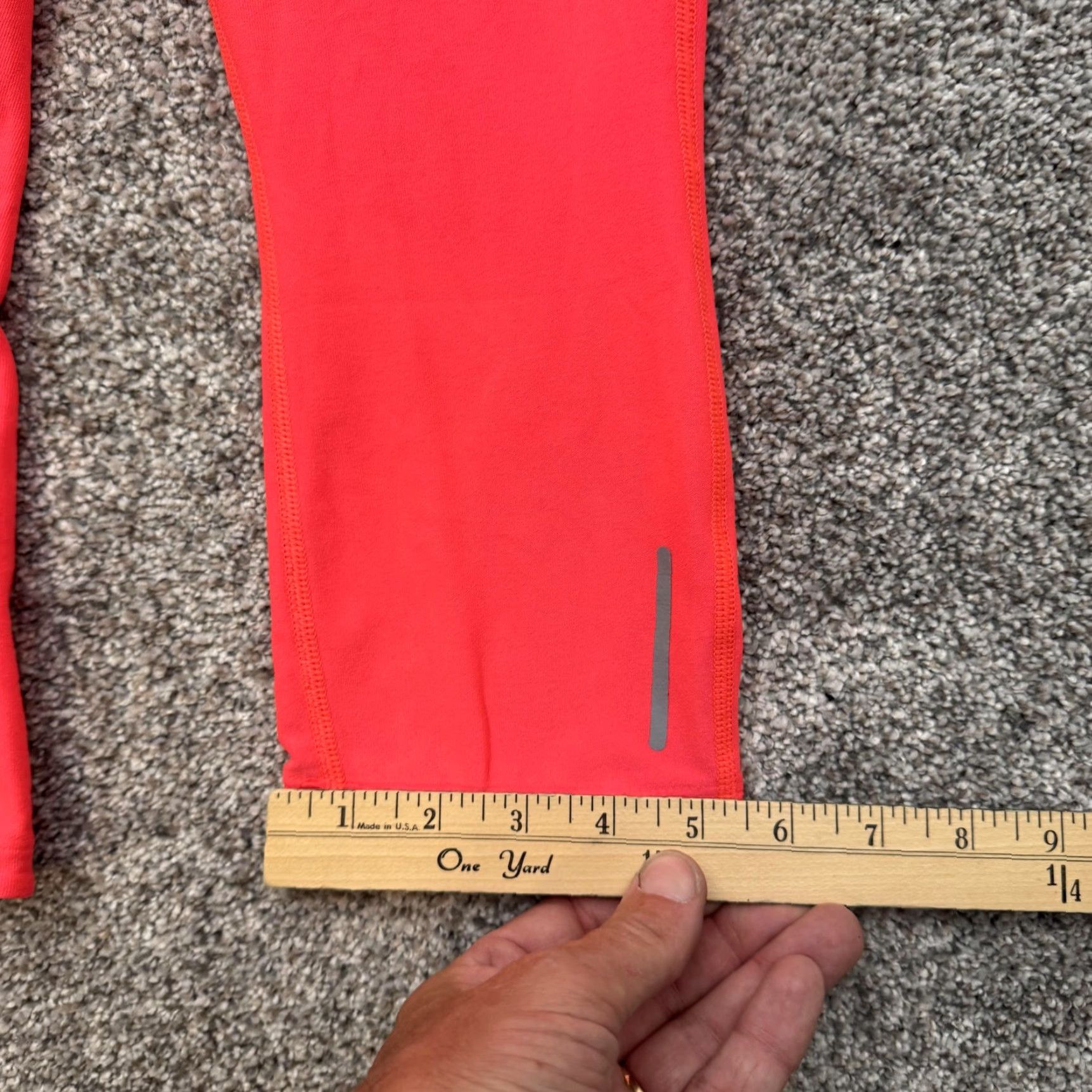 Nike Nike Dri-FIT Pants Women's Cropped Running Athletic Reflective Just Do It Size 28" / US 6 / IT 42 - 3 Thumbnail