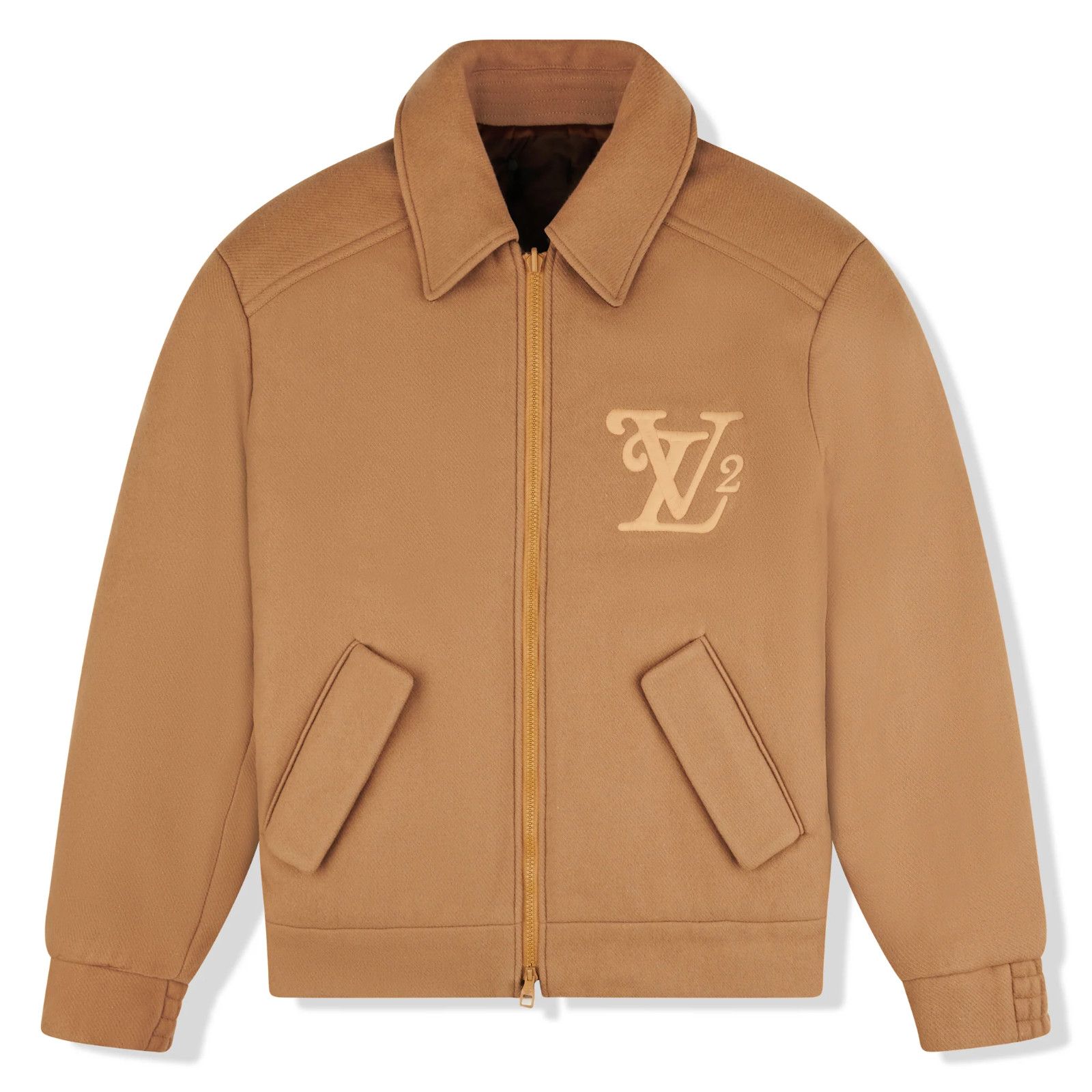 Louis Vuitton Louis Vuitton Nigo Damier Bomber Camel Beige Brown Jacket 48 Size US M / EU 48-50 / 2 - 12 Thumbnail