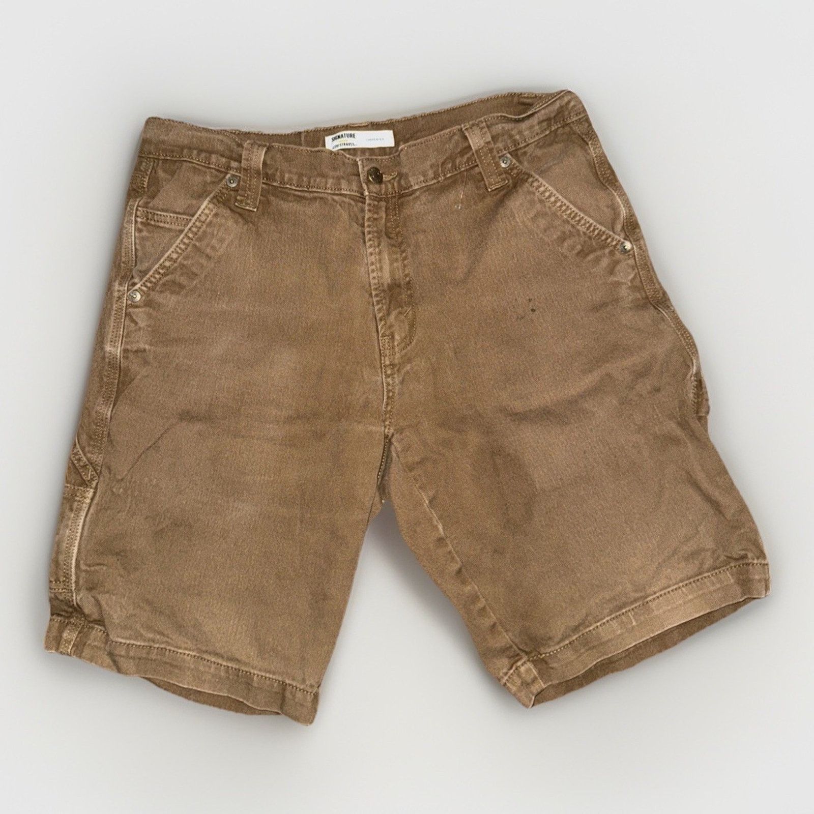 Levi's × Vintage Levi’s Signature Carpenter Jean Shorts Brown Men’s Size 32 Size US 32 / EU 48 - 1 Thumbnail