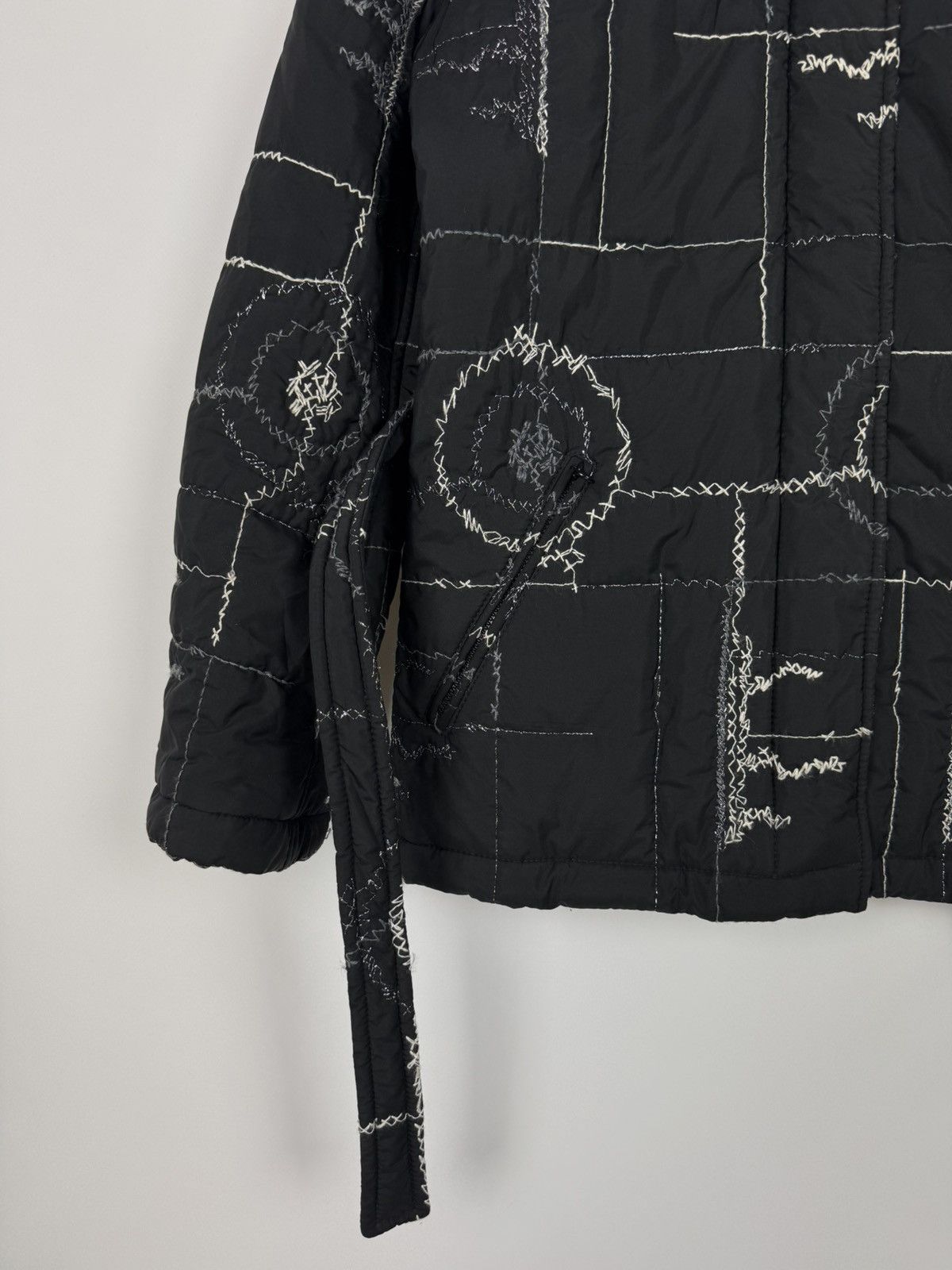 Fay Fay Embroidered Quilted Jacket Size L / US 10 / IT 46 - 8 Thumbnail