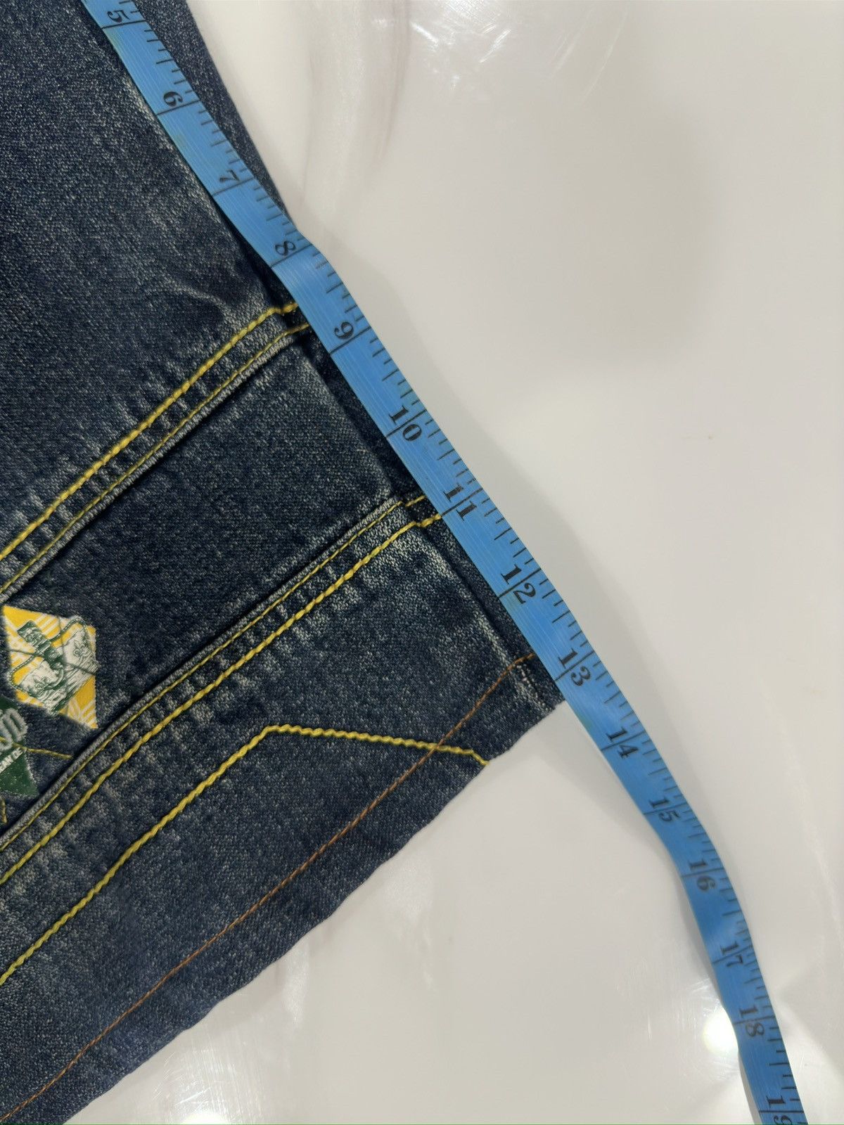 Le Grande Bleu (L.G.B.) × Marithe + Francois Girbaud Vintage 90s Marithe Francois Girbaud Baggy Shorts Size US 37 - 19 Thumbnail