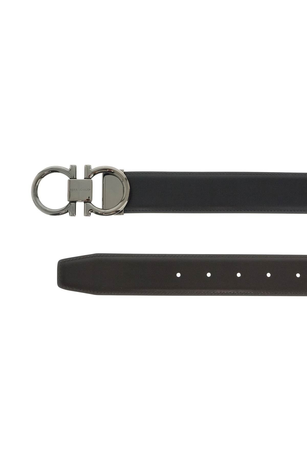 Salvatore Ferragamo o1s22i1n1025 Size: 105 / Reversible Belt in Brown Size 42 - 2 Thumbnail