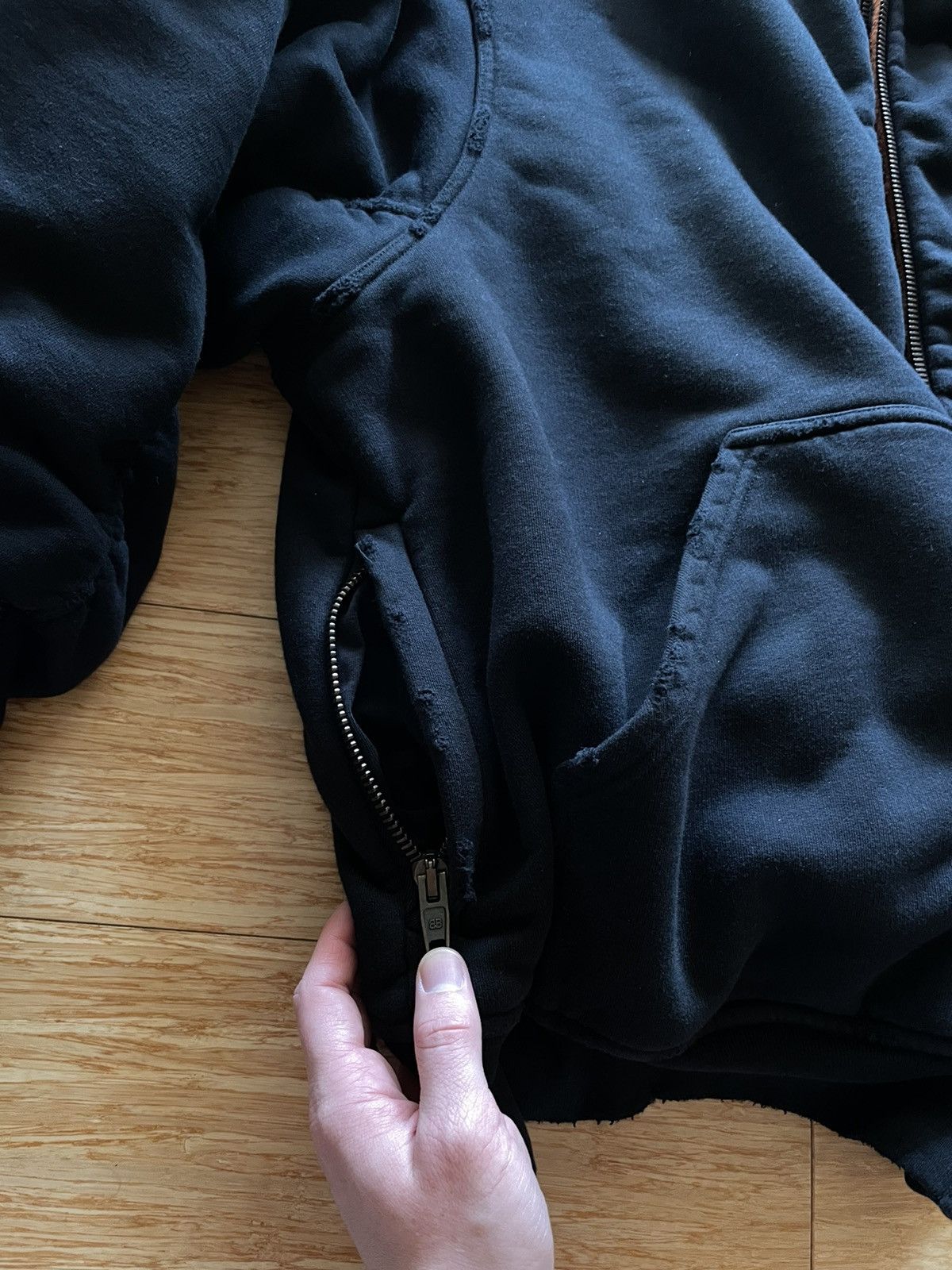 Balenciaga Balenciaga Oversized Bomber Hoodie Size US S / EU 44-46 / 1 - 12 Thumbnail