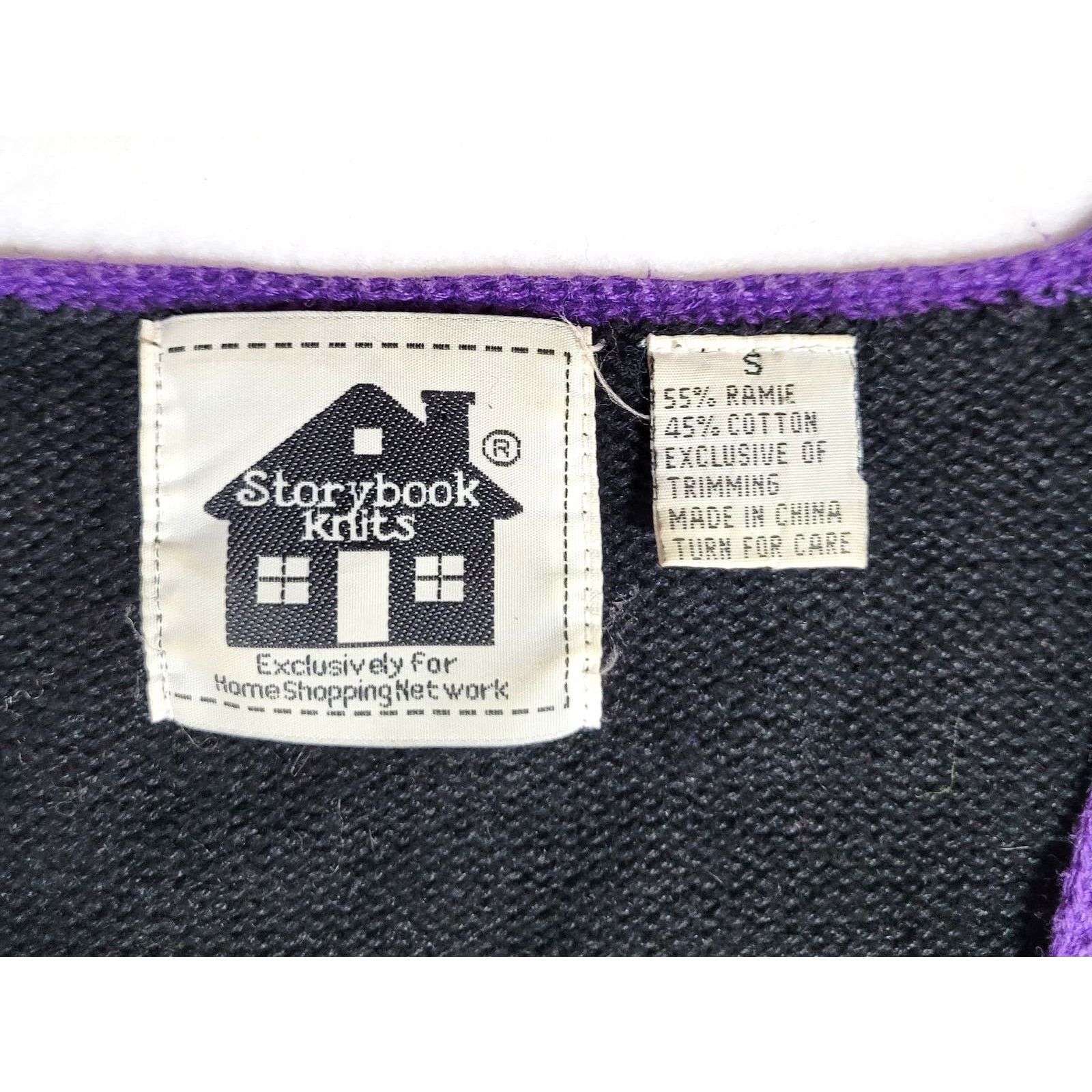 Other Storybook Knits Cardigan Sweater Women's S Crochet Black Size S / US 4 / IT 40 - 7 Thumbnail