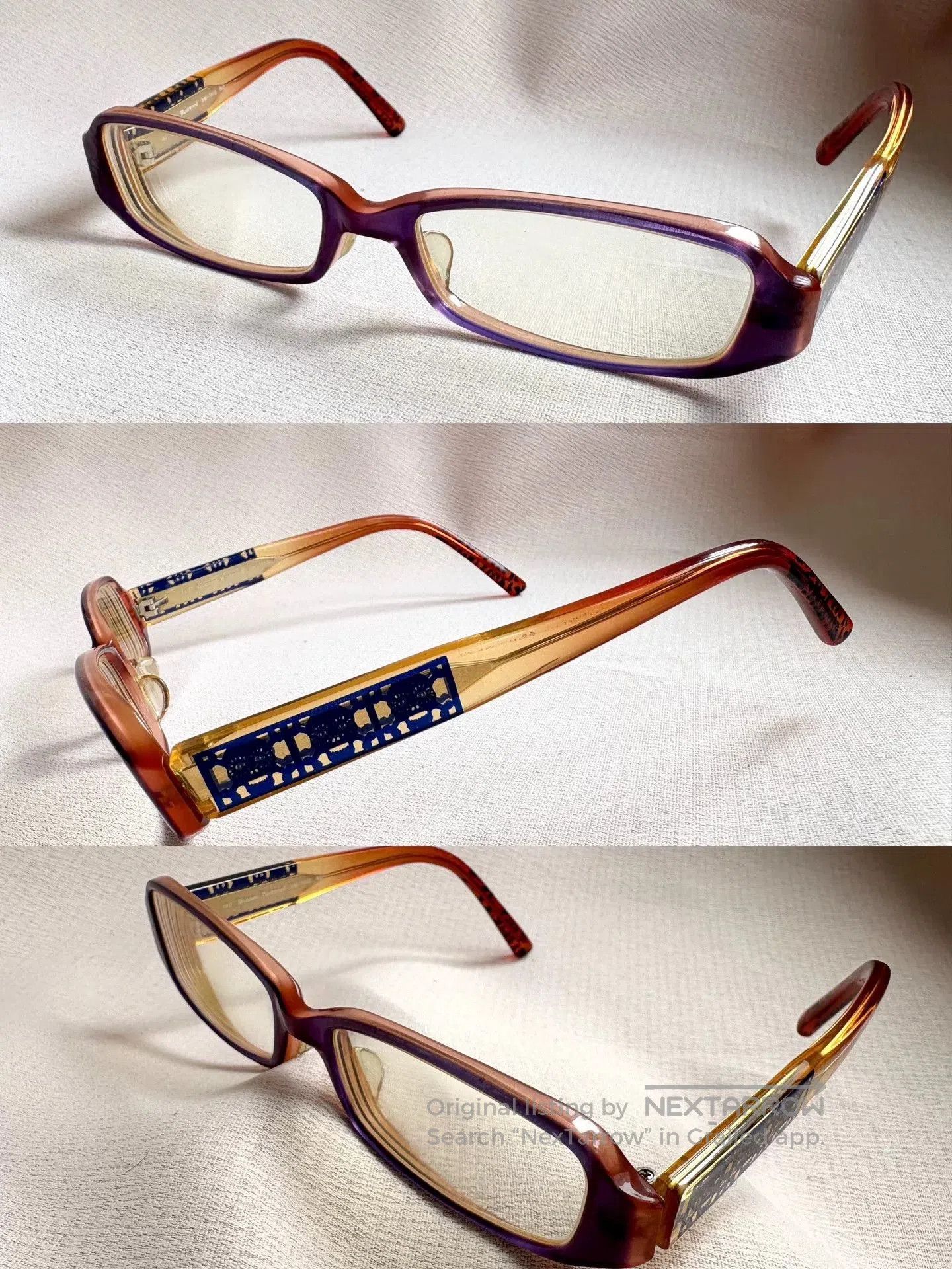 Vivienne Westwood Vivienne Westwood Vintage Skull Square Glasses. Size ONE SIZE - 1 Thumbnail