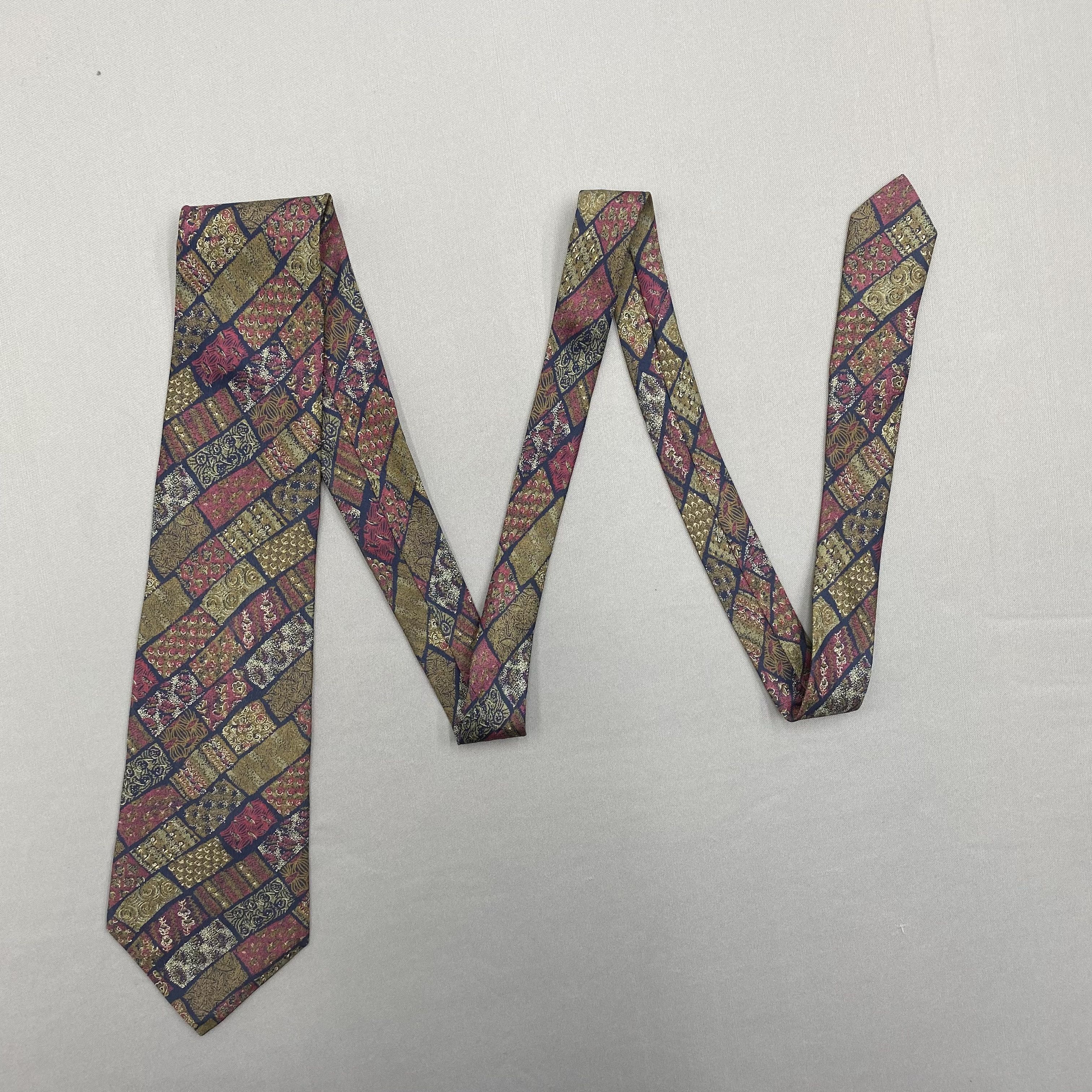 Japanese Brand Vintage Sonia Rykiel Homme SILK Necktie Cravate Pure Silk Size ONE SIZE - 5 Thumbnail