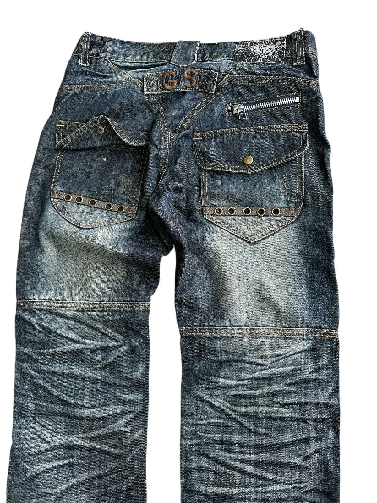 Japanese Brand Flare Gstar Double Waist 🎌💥 Size US 33 - 4 Thumbnail