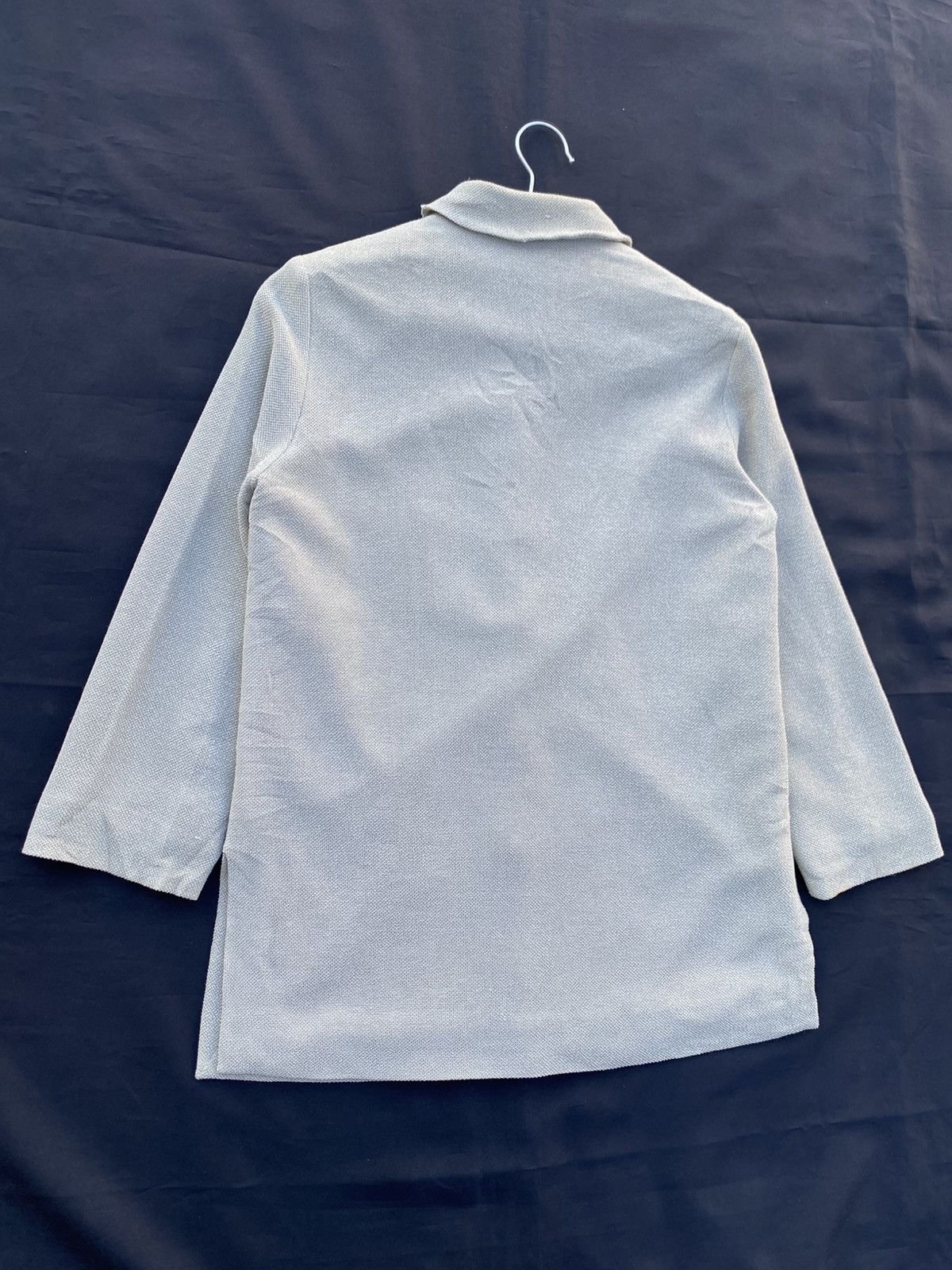 Salvatore Ferragamo Vintage 90s Salvatore Ferragamo Classic Collar Wool Coat Size 34R - 17 Thumbnail