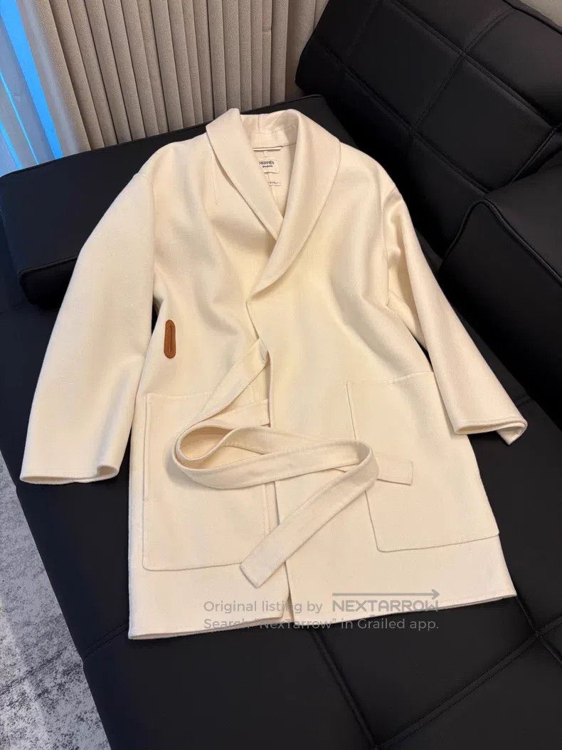 Hermes Hermes Overcoat Size XXS / US 00 / IT 34 - 1 Thumbnail