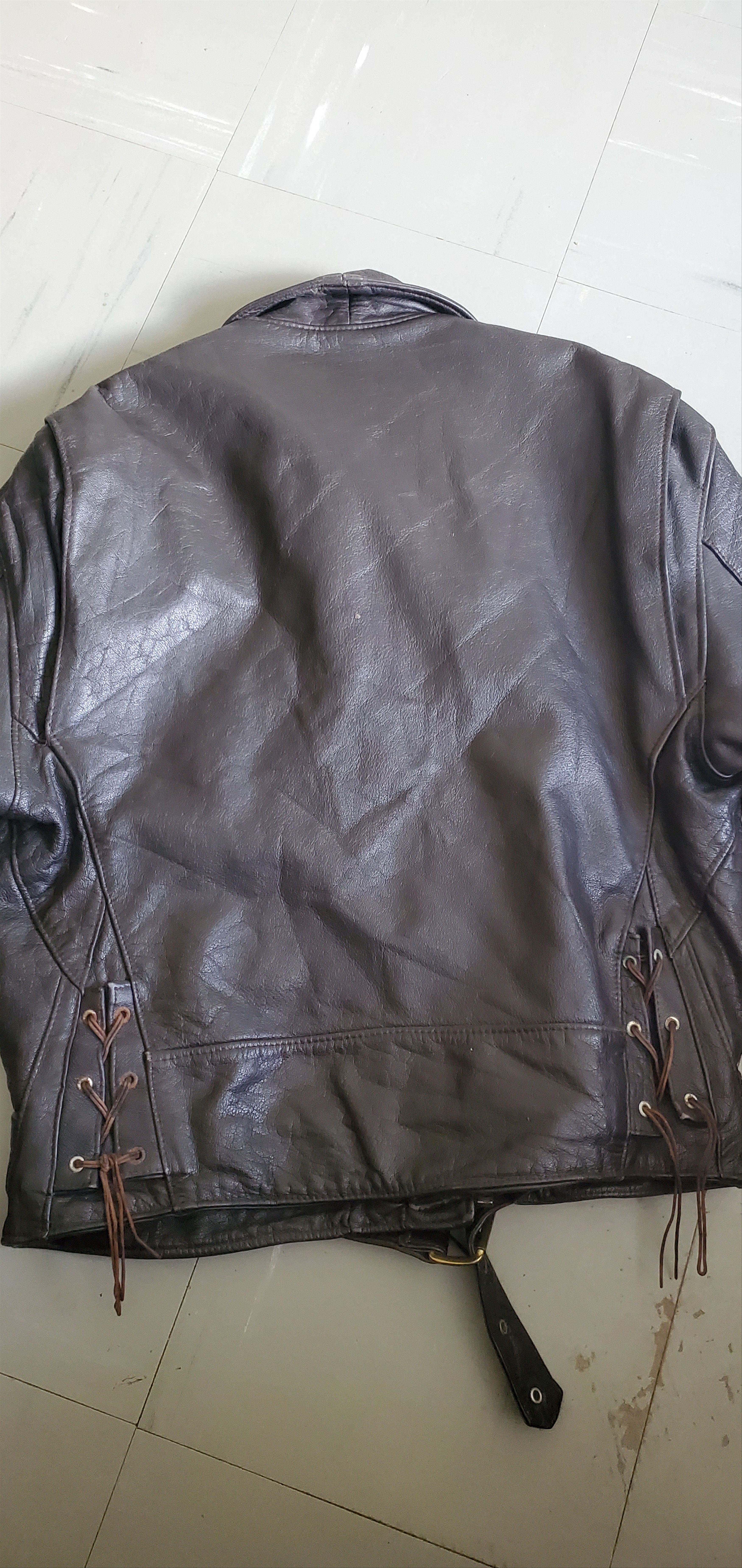 Other Vintage Indianna City Brown Leather Motorcycle Jacket Size US M / EU 48-50 / 2 - 4 Thumbnail