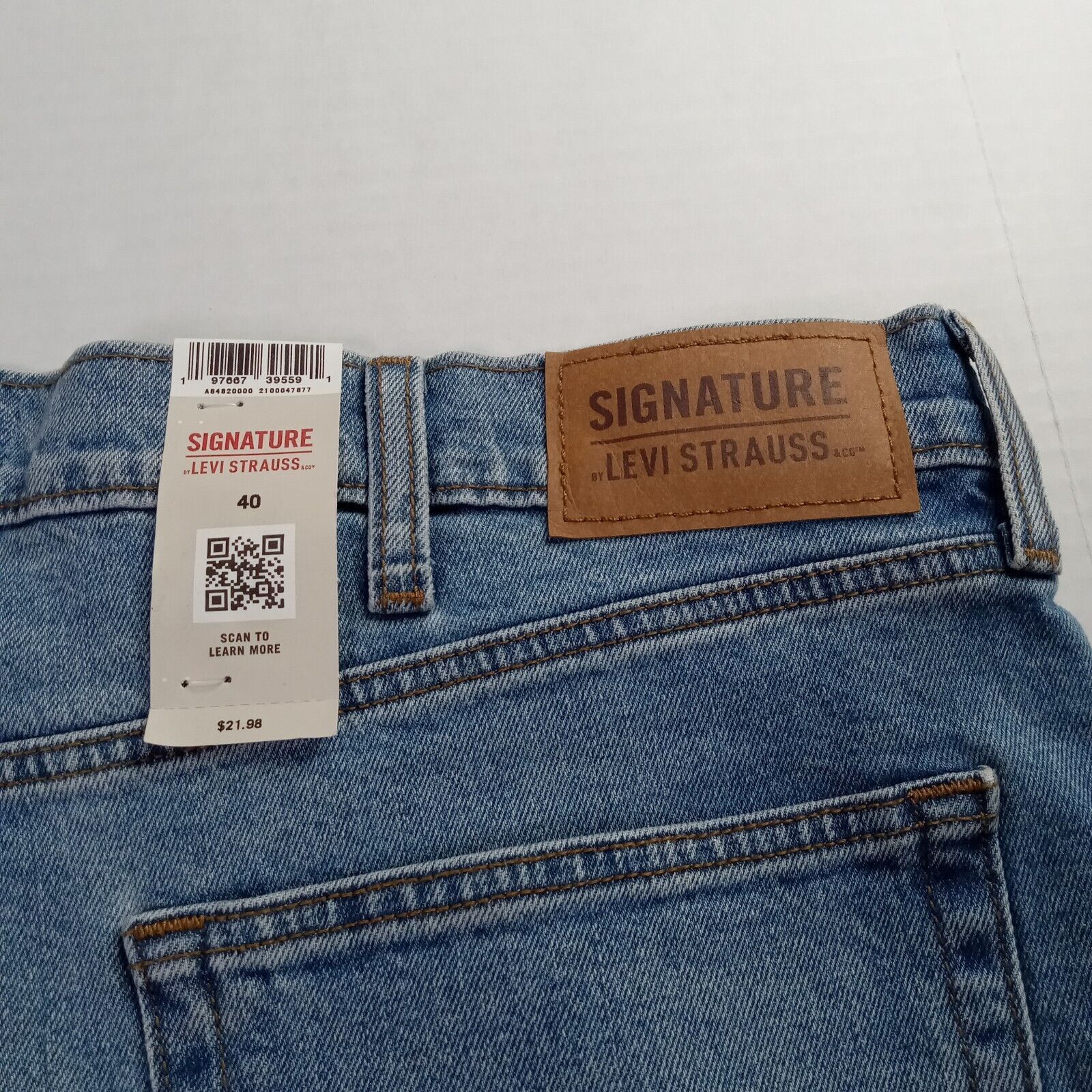 Levi's Levi Strauss Signature Jean Shorts Men's Size 40 Blue Size US 40 / EU 56 - 7 Thumbnail