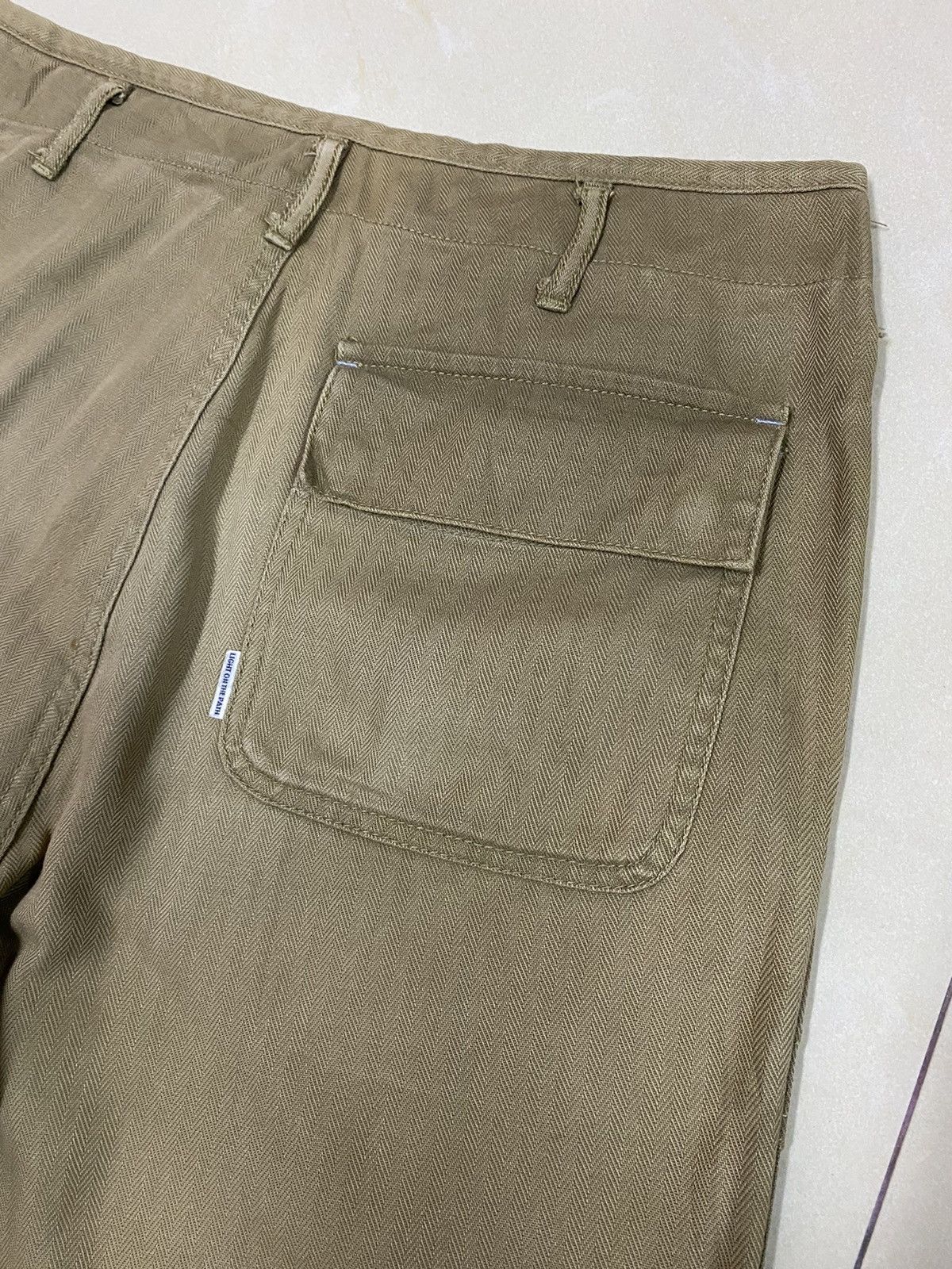 Japanese Brand Orslow Inspired HBT Wide Leg Pants Faded Size US 32 / EU 48 - 4 Thumbnail
