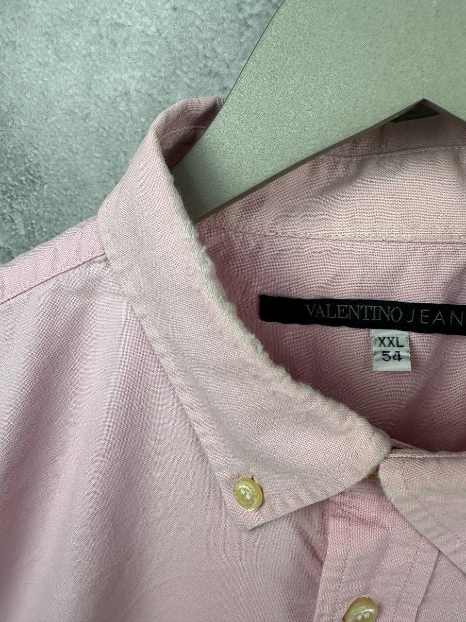 Valentino Vintage Valentino Jeans Pink Shirt Oxford Button-Down LS Size US XXL / EU 58 / 5 - 11 Thumbnail