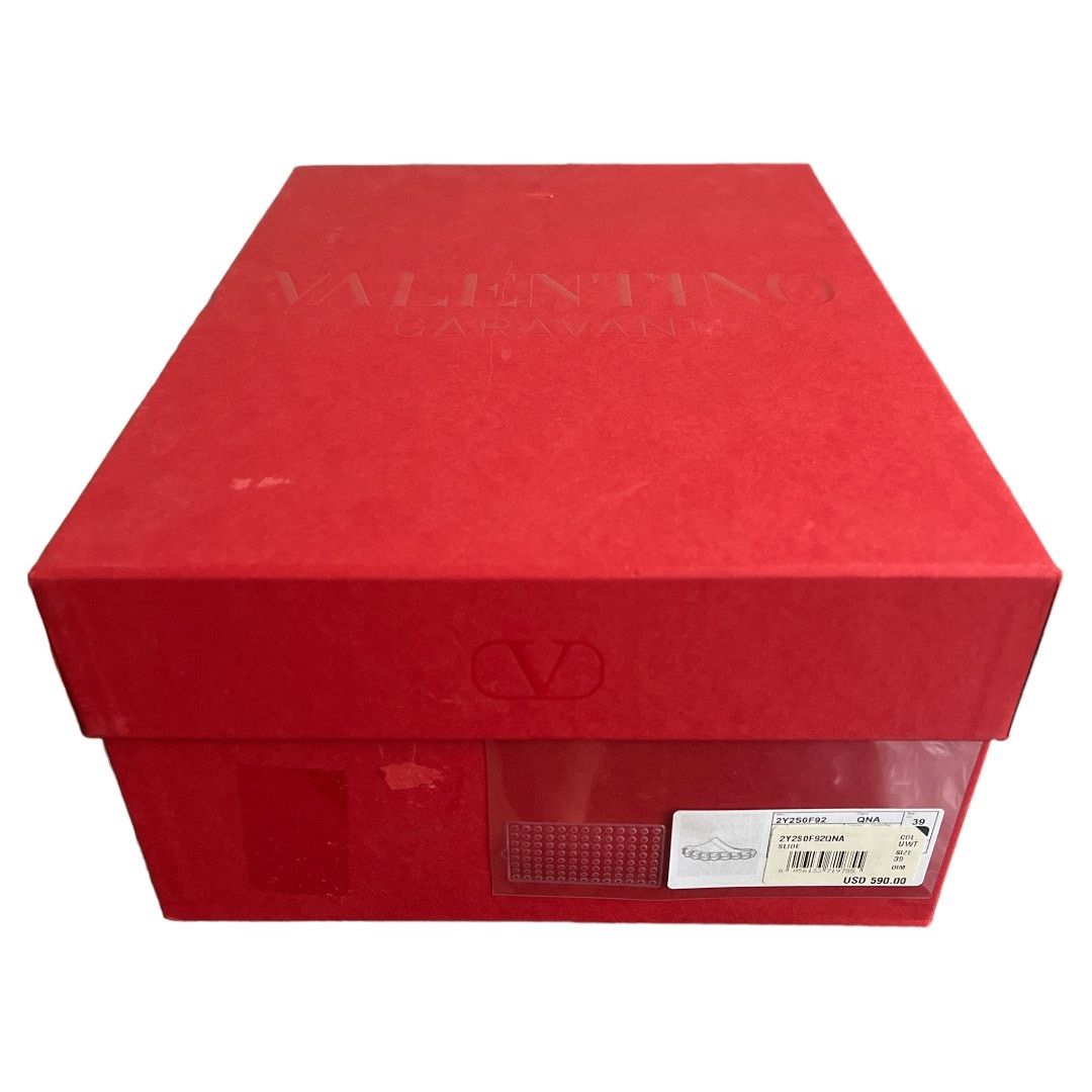 Valentino VALENTINO GARAVANI Unisex Roman Stud Turtle Mule, 39/M6/W7.5 Size US 6 / EU 39 - 16 Thumbnail