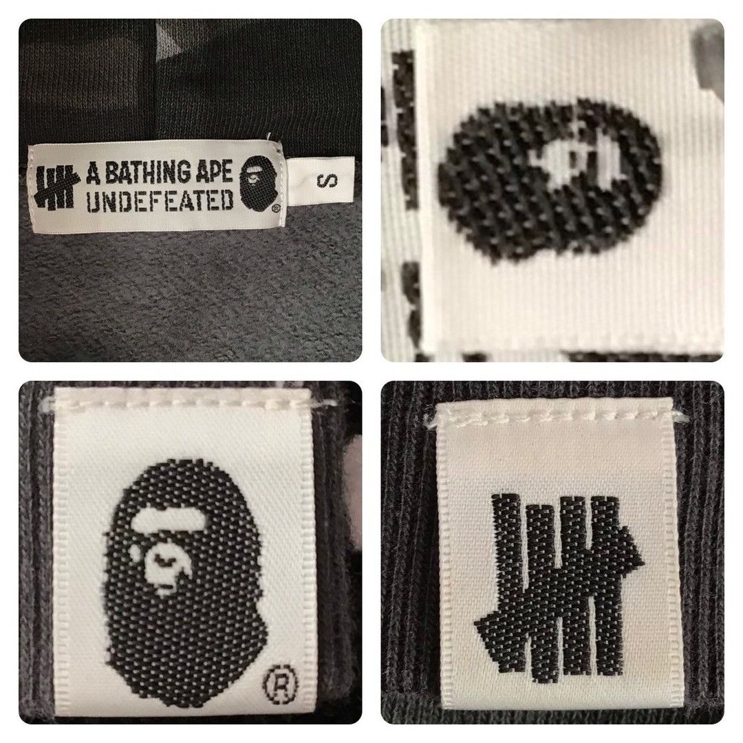 Bape × Undefeated BAPE × Undefeated BIG APE HEAD pullover hoodie Black camo Size US S / EU 44-46 / 1 - 7 Thumbnail
