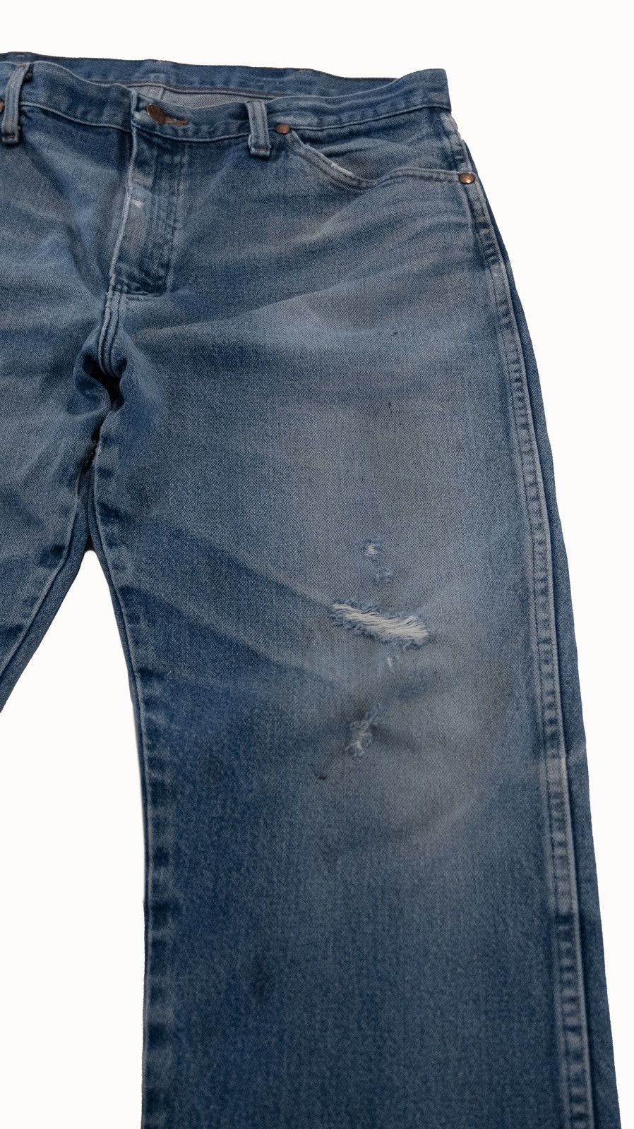 Wrangler Distressed Wrangler Jeans Size US 36 / EU 52 - 5 Thumbnail