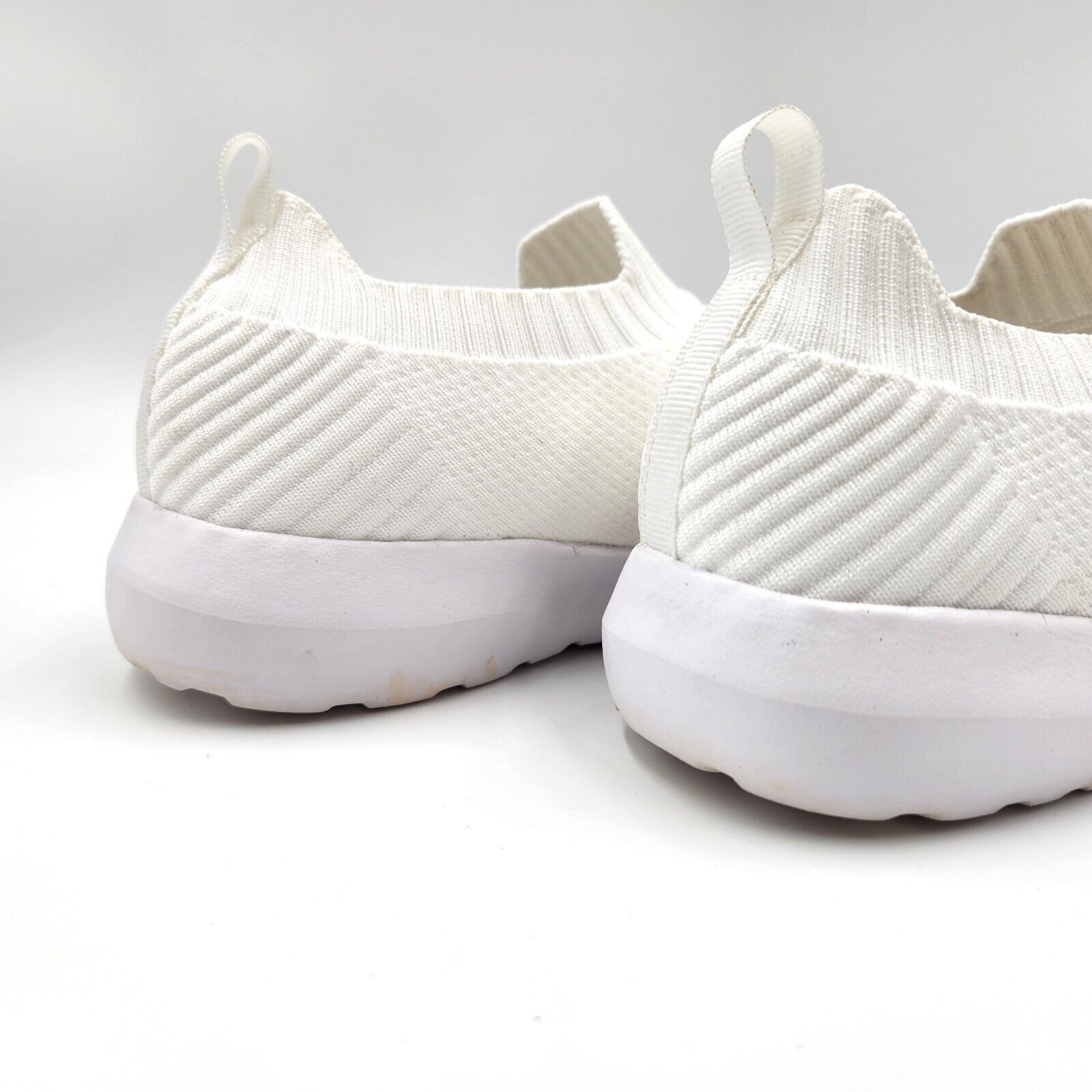 The Unbranded Brand RSVP Women White Knit Athletics Pull-On Sneakers Size US 8M Size US 8 / IT 38 - 6 Thumbnail