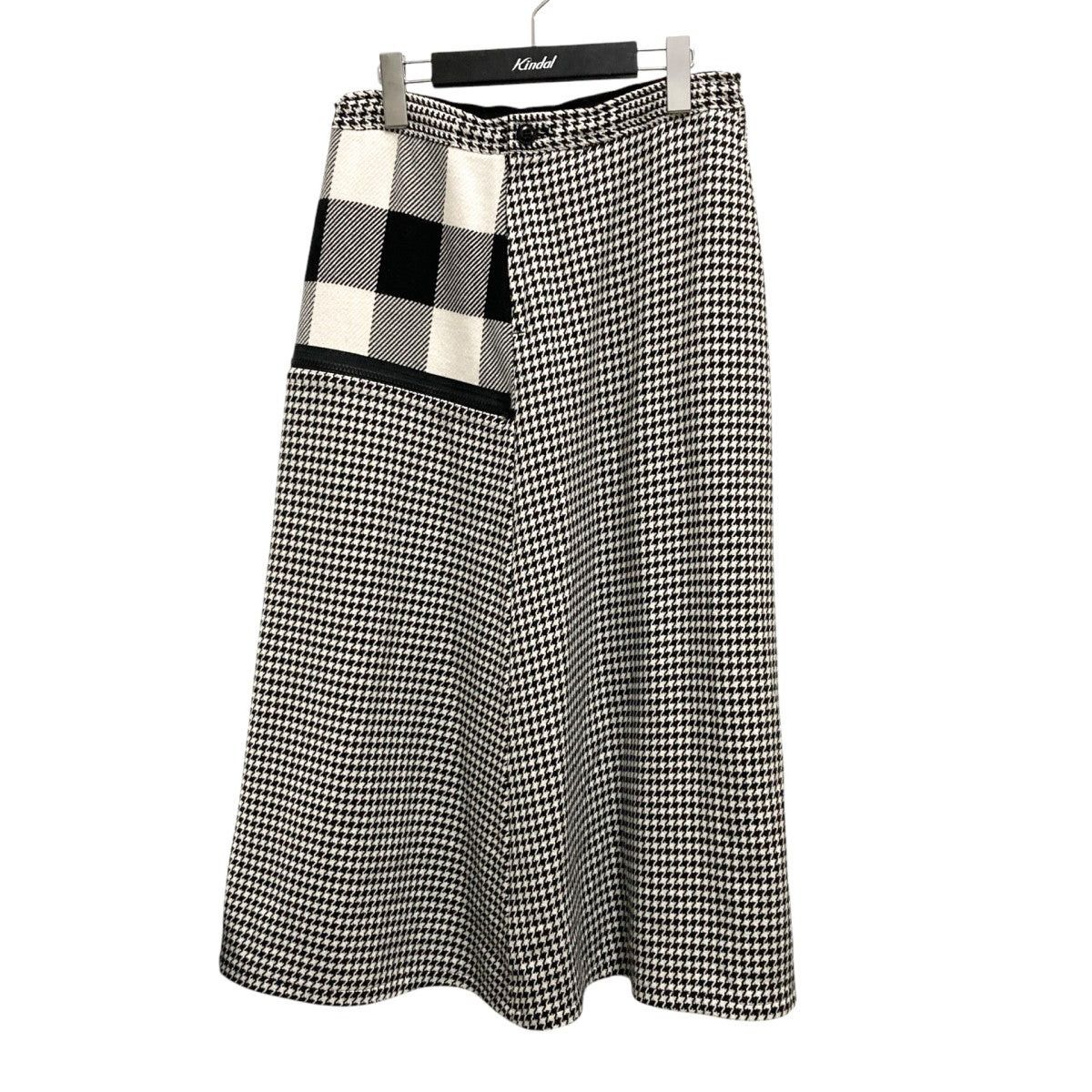 Yohji Yamamoto Patchwork Maxi Skirt Size 28" / US 6 / IT 42 - 1 Thumbnail
