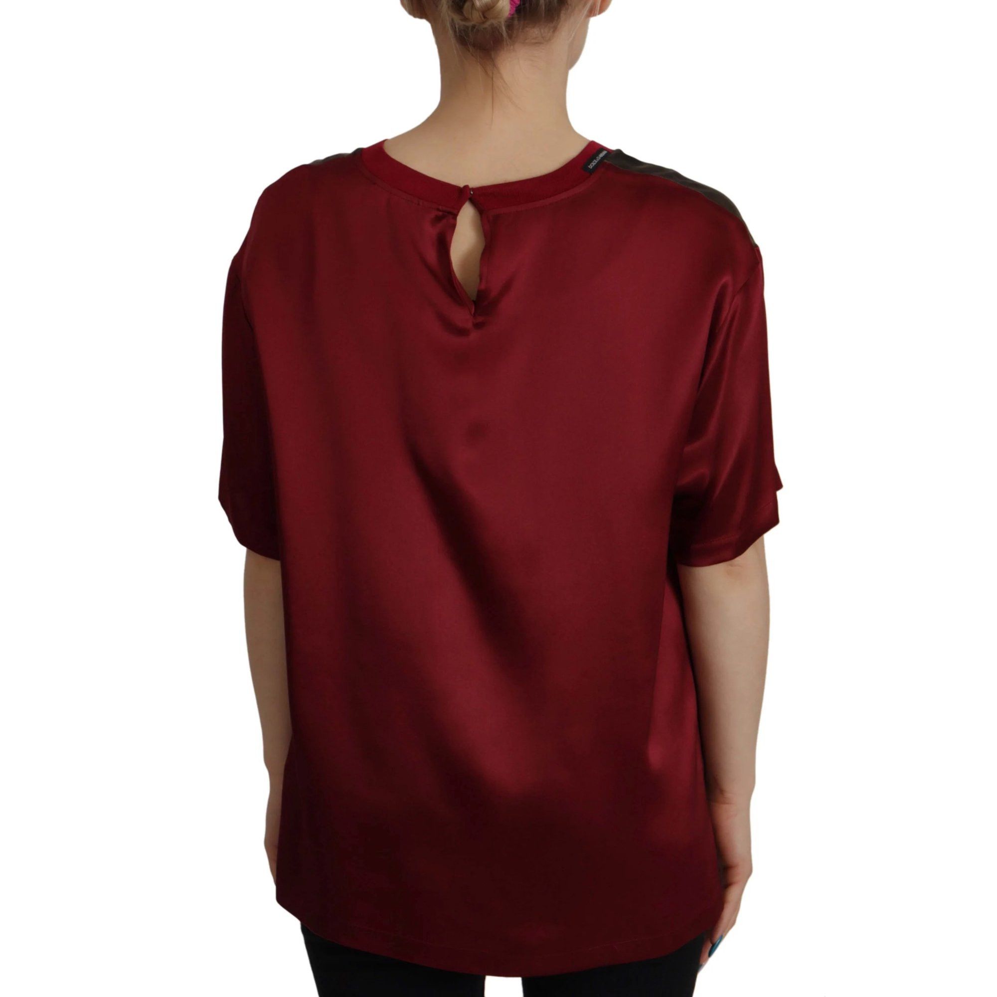 Dolce & Gabbana o1y0925 Crewneck T-Shirt in Multicolor Size XS / US 0-2 / IT 36-38 - 4 Thumbnail