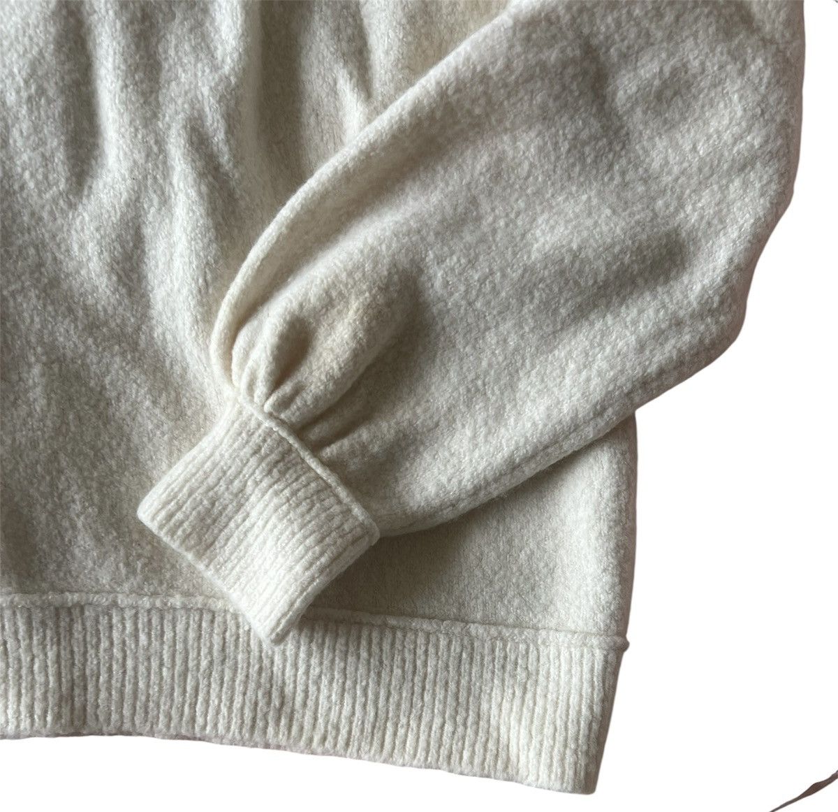 Free People Free People Echo Beach Cream Cowl Neck Sweater | Medium Size M / US 6-8 / IT 42-44 - 4 Thumbnail